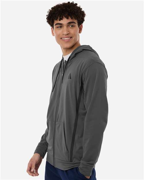 Adidas | Men's Game & Go Fleece Full-Zip Hooded Sweatshirt AT208