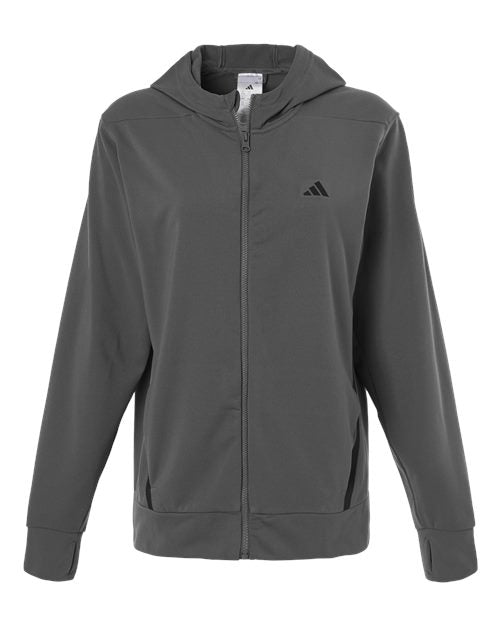 Adidas | Women's Game & Go Fleece Full-Zip Hooded Sweatshirt AT209
