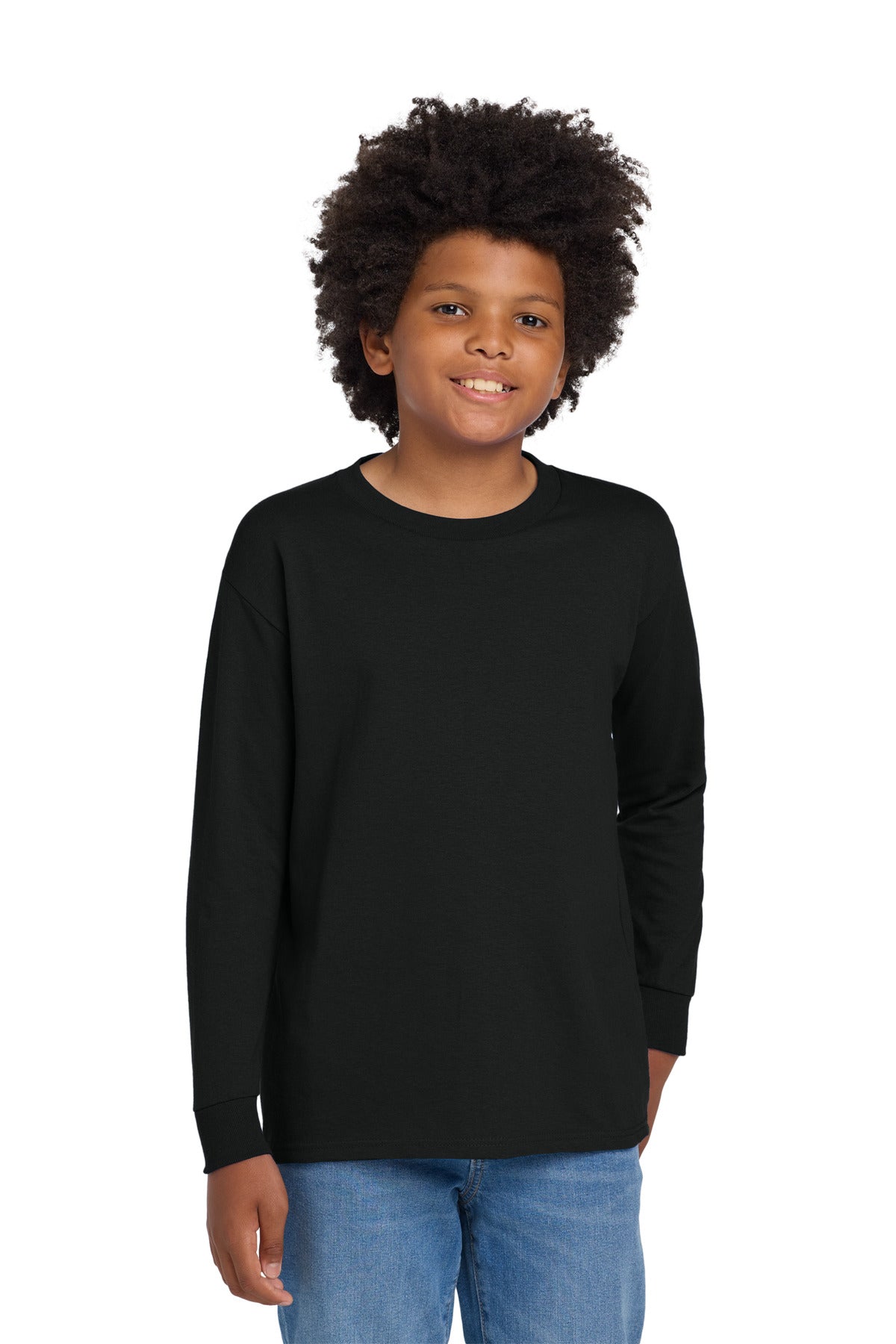 Gildan | Youth Heavy Cotton 100% Cotton Long Sleeve T-Shirt