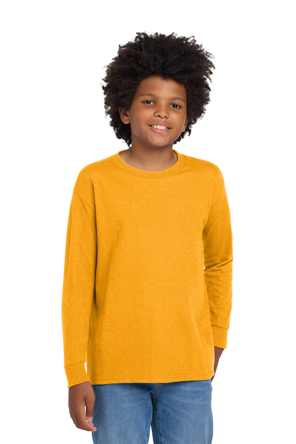 Gildan | Youth Heavy Cotton 100% Cotton Long Sleeve T-Shirt