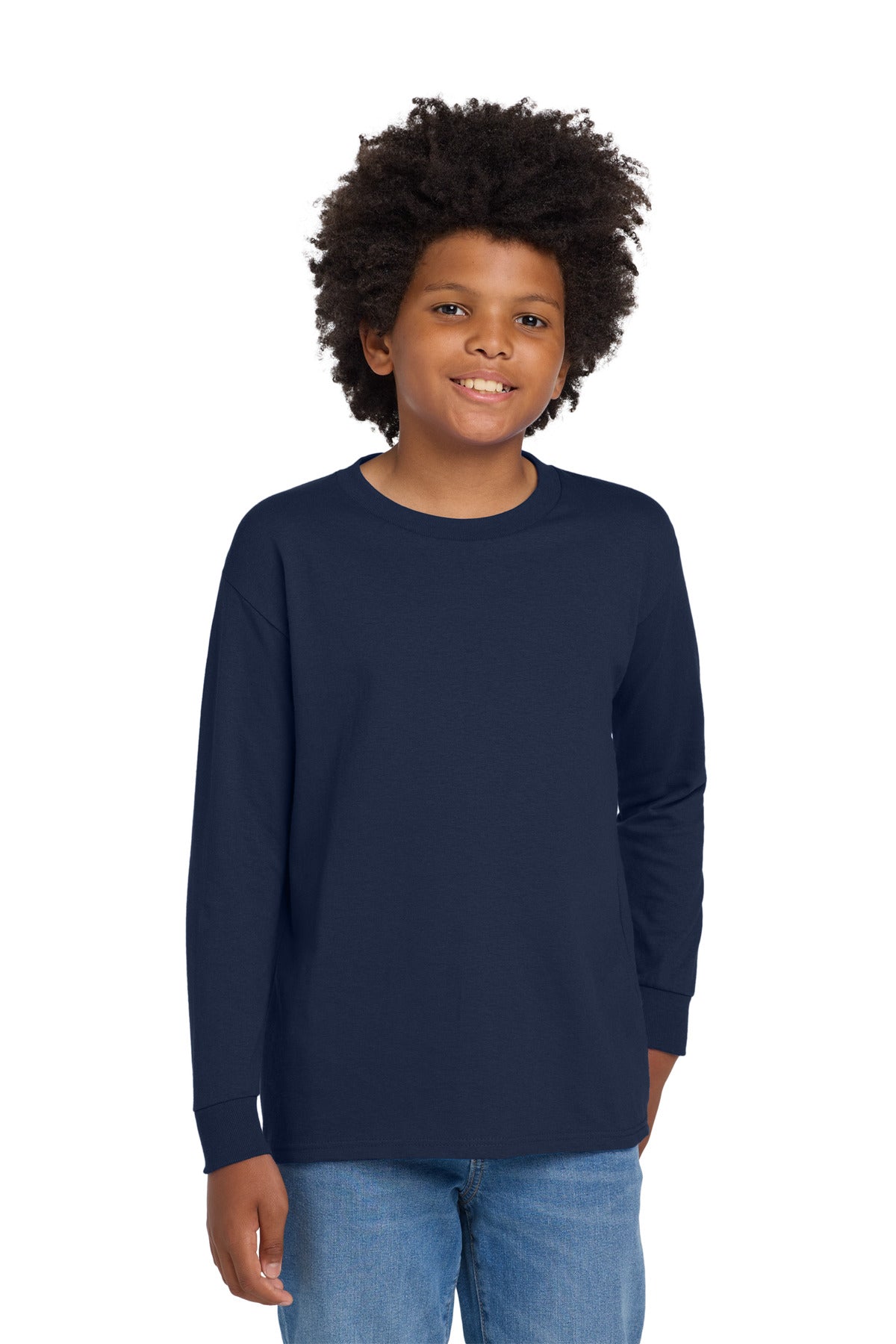 Gildan | Youth Heavy Cotton 100% Cotton Long Sleeve T-Shirt