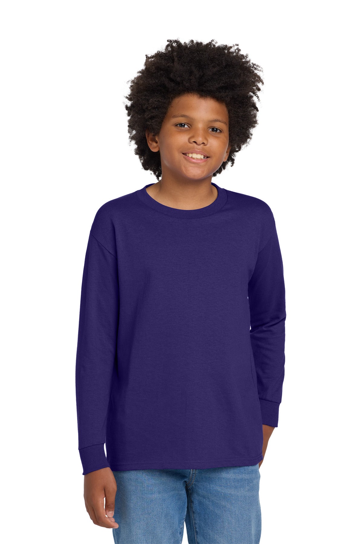 Gildan | Youth Heavy Cotton 100% Cotton Long Sleeve T-Shirt
