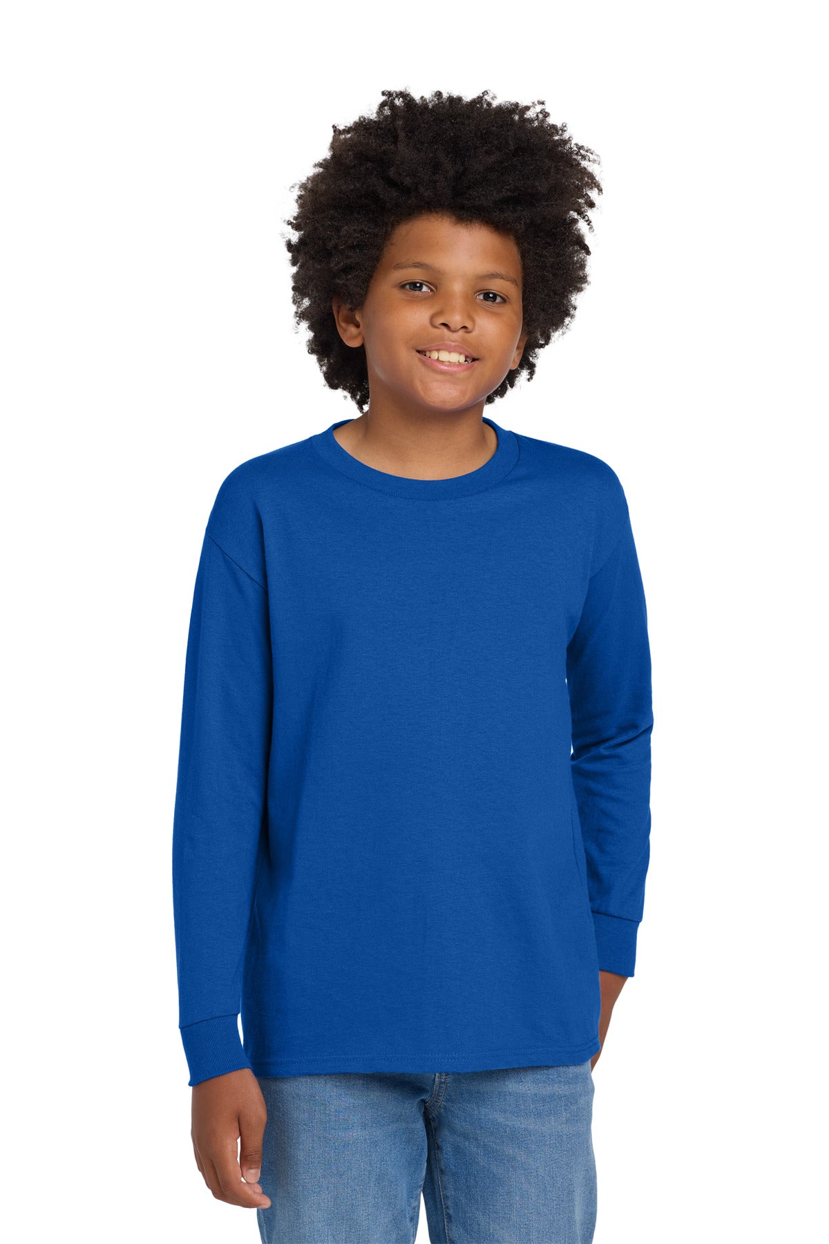 Gildan | Youth Heavy Cotton 100% Cotton Long Sleeve T-Shirt