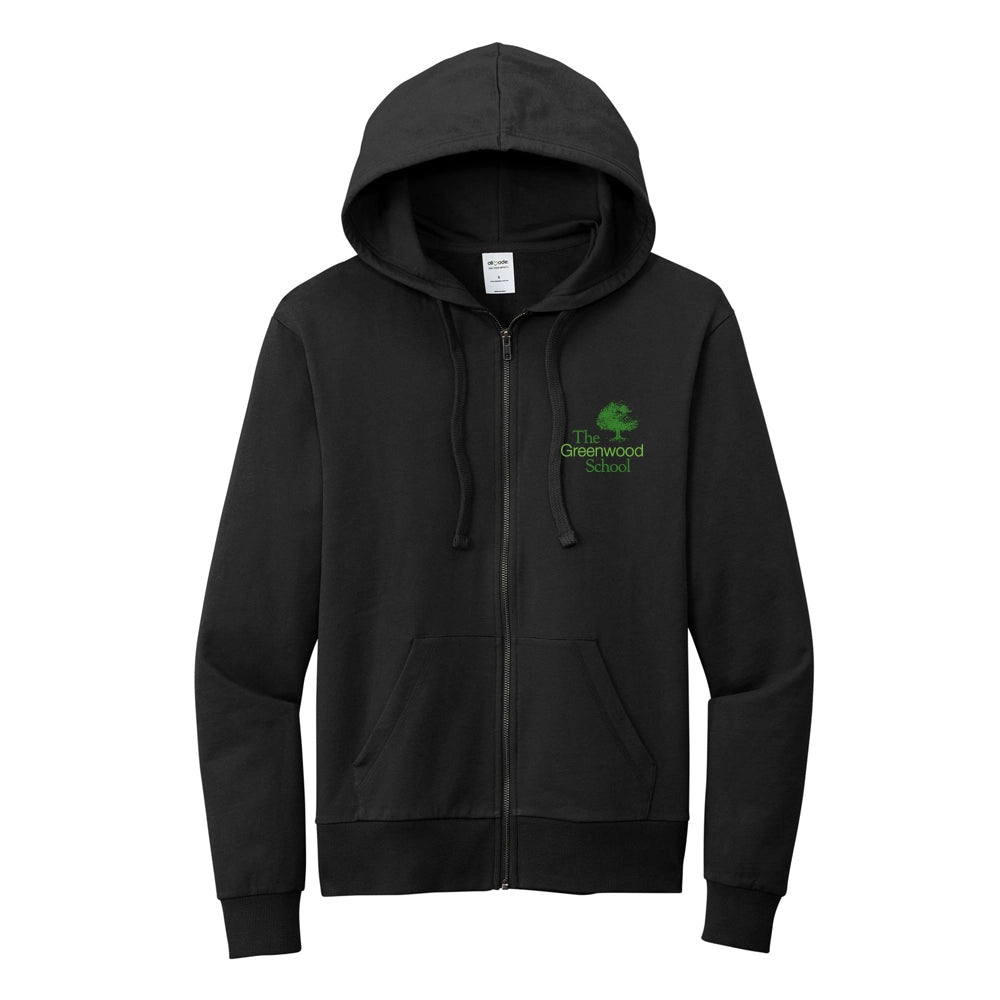 Allmade | Unisex Organic French Terry Full-Zip Hoodie (Greenwood)