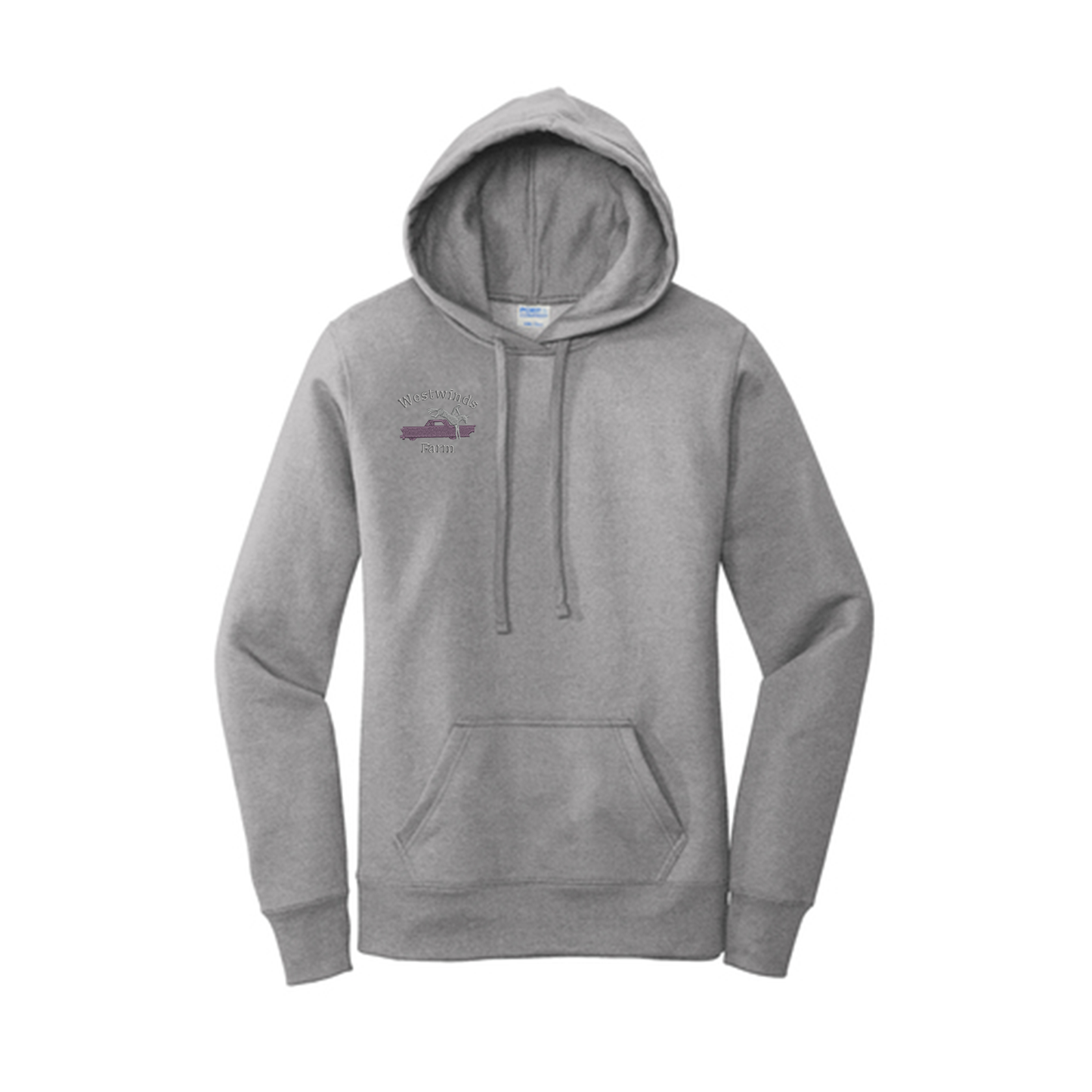 Port & Company® | Ladies Core Fleece Pullover Hooded Sweatshirt (Westwinds Farm)