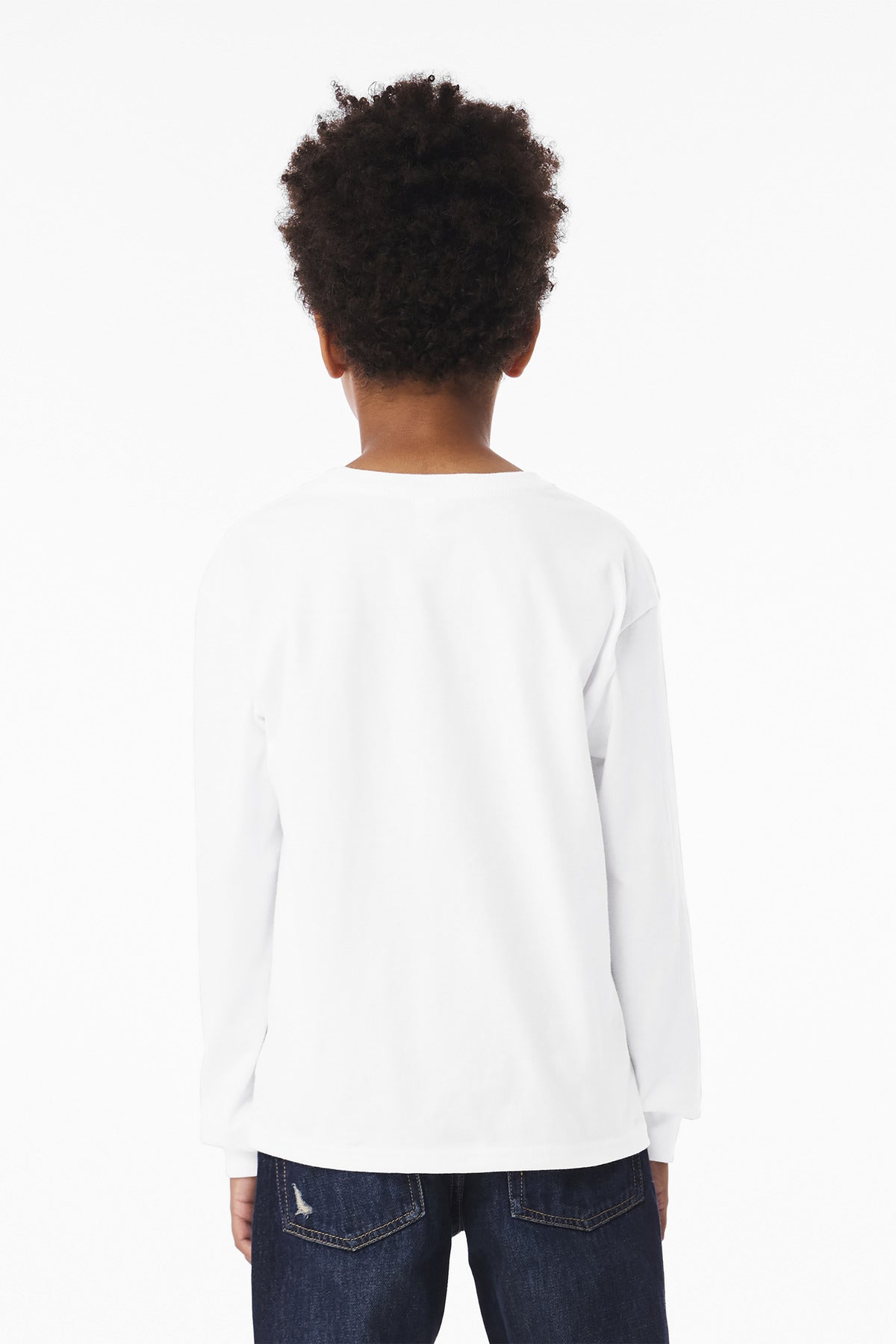 Bella + Canvas | Youth 6-Ounce Heavyweight Long Sleeve Tee (Greenwood)