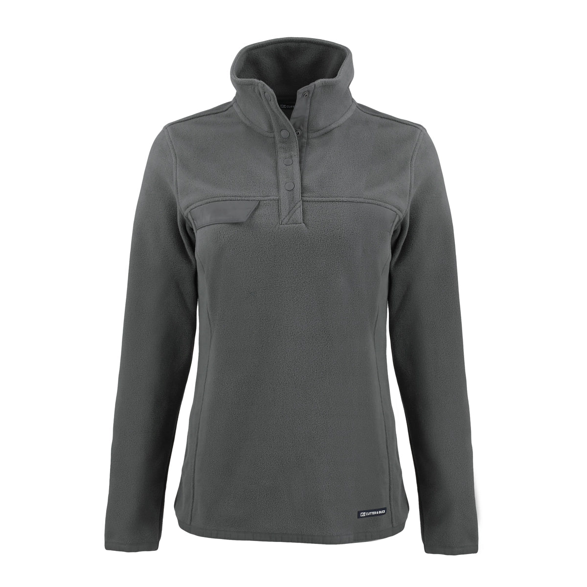 Cutter & Buck | Women's Woodland Epic Versatility Recycled Fleece Snap Pullover Jacket