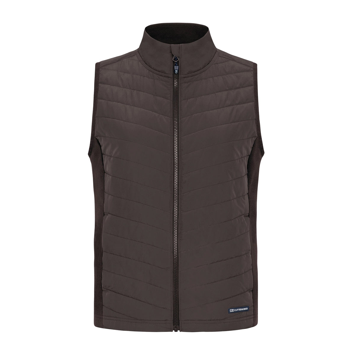 Cutter & Buck | Women's Woodland Epic Versatility Recycled Insulated Hybrid Fleece Full Zip Vest