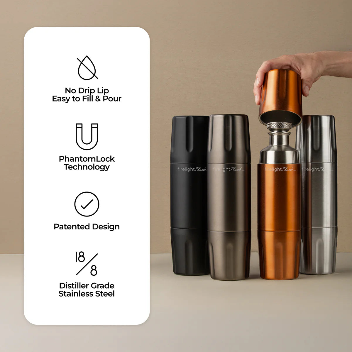 High Camp Flasks | Firelight Flask 750