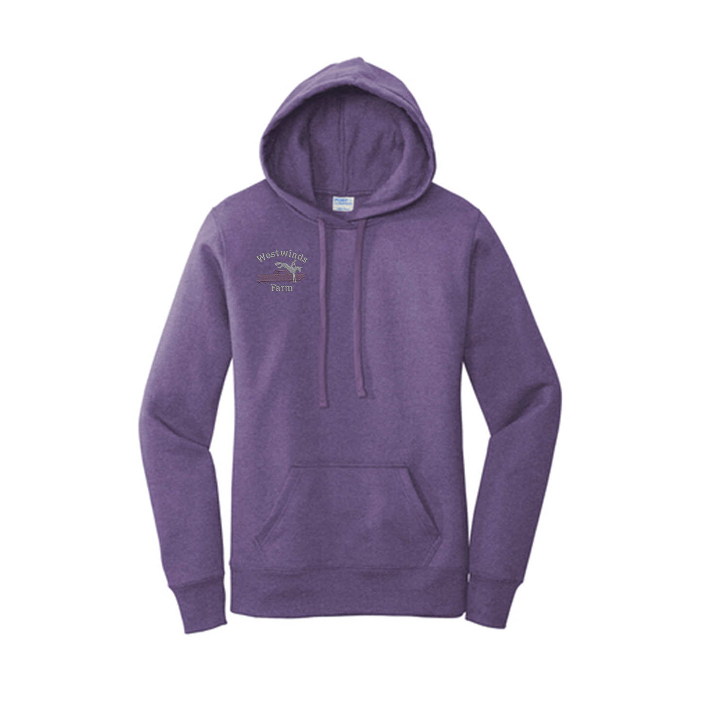Port & Company® | Ladies Core Fleece Pullover Hooded Sweatshirt (Westwinds Farm)