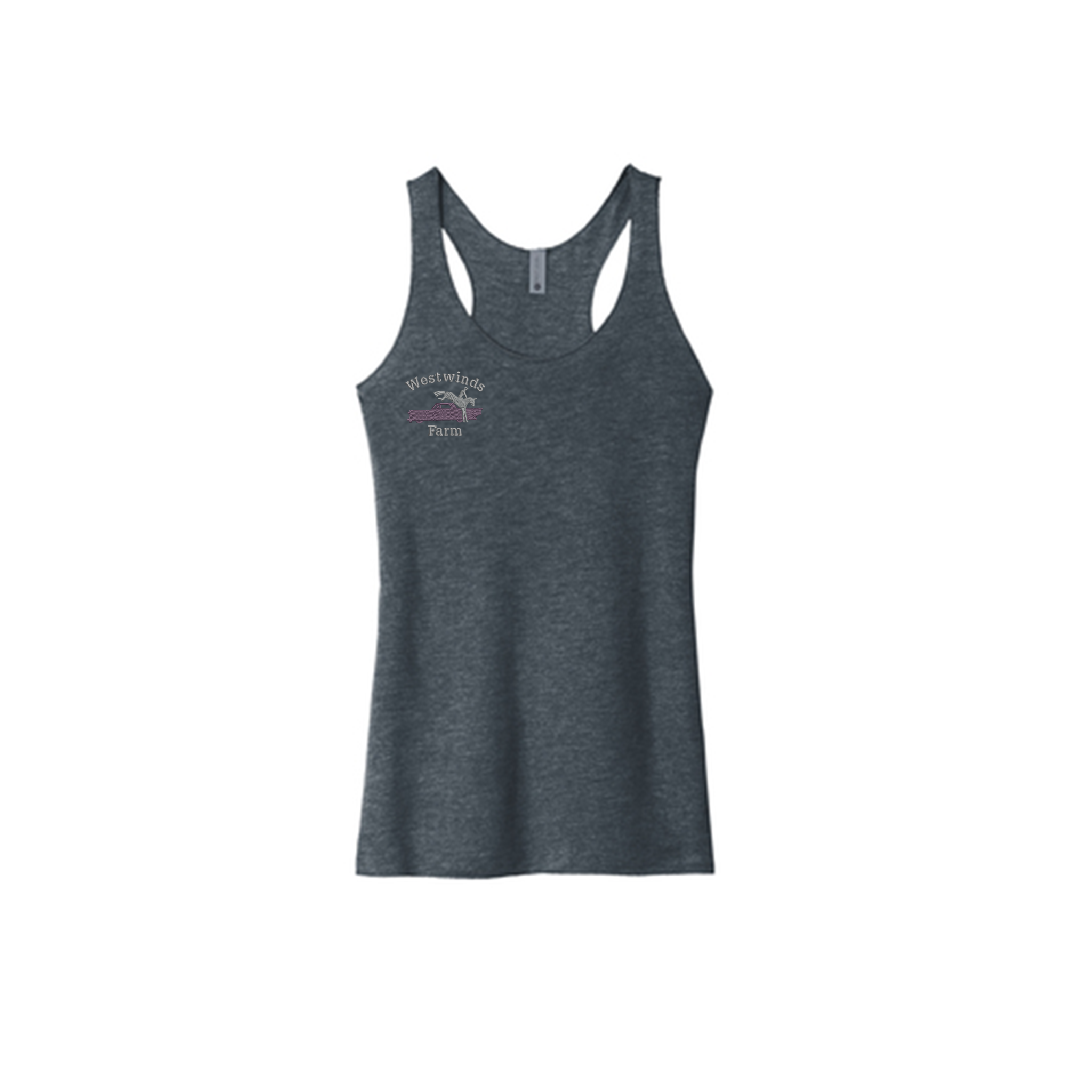 Port & Company® | Next Level Apparel® Women’s Tri-Blend Racerback Tank (Westwinds Farm)