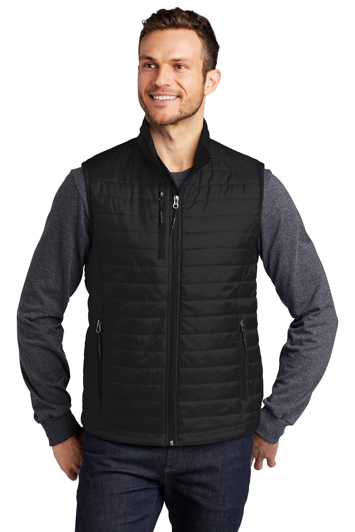 Port Authority | Men's Packable Puffy Vest (Greenwood)