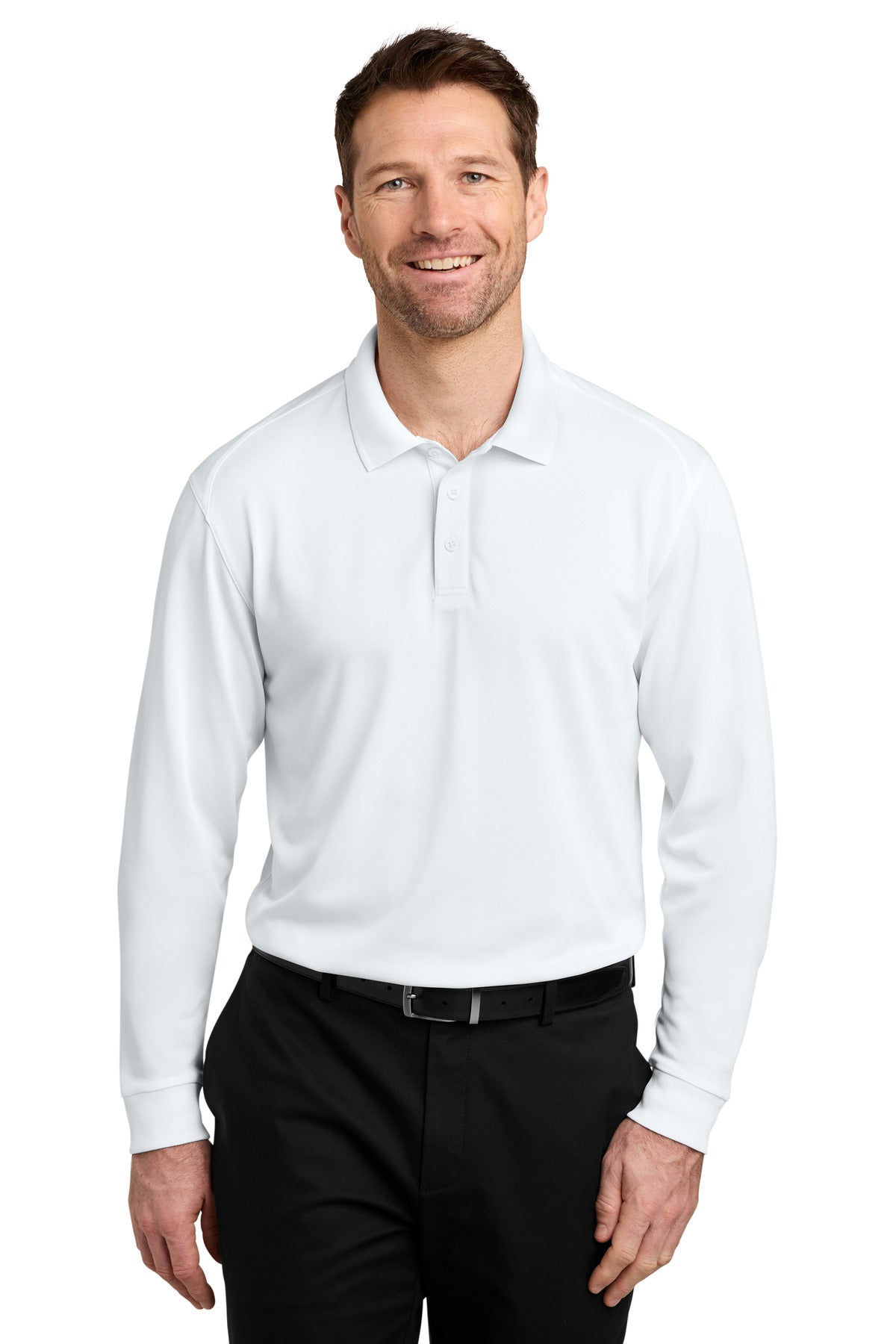 Port Authority | Men's Wearever Performance Pique Long Sleeve Polo (VRH)