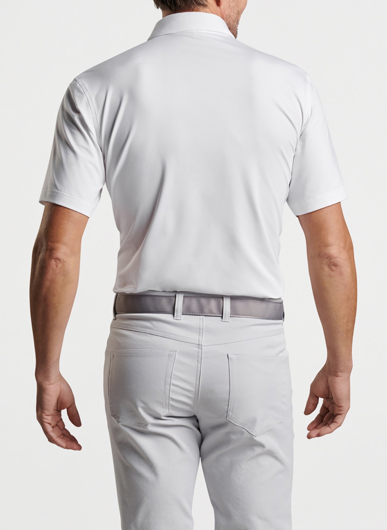 Peter Millar | Men's Solid Performance Polo - Self Collar