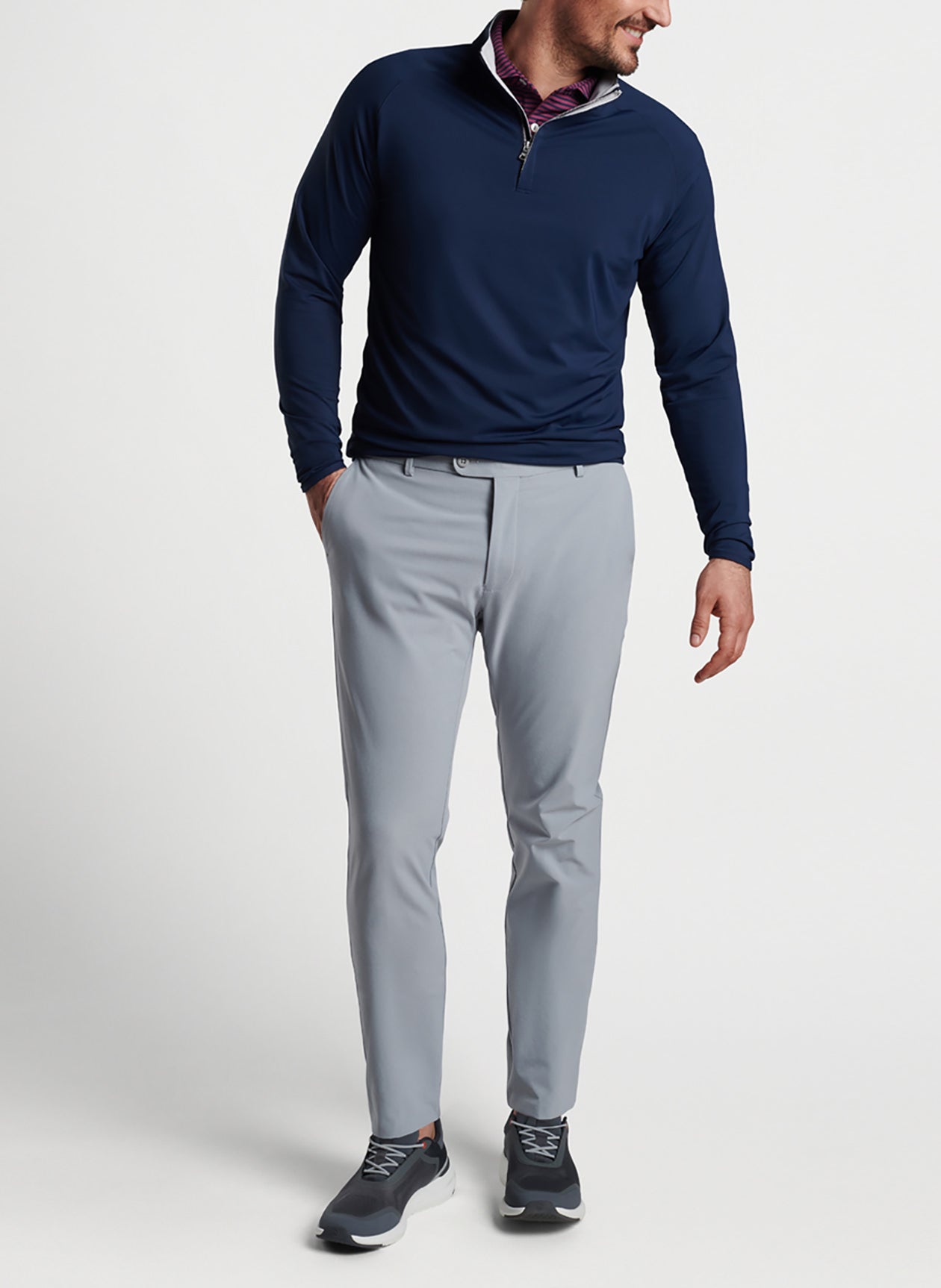 Peter Millar | Men's Stealth Performance Quarter-Zip