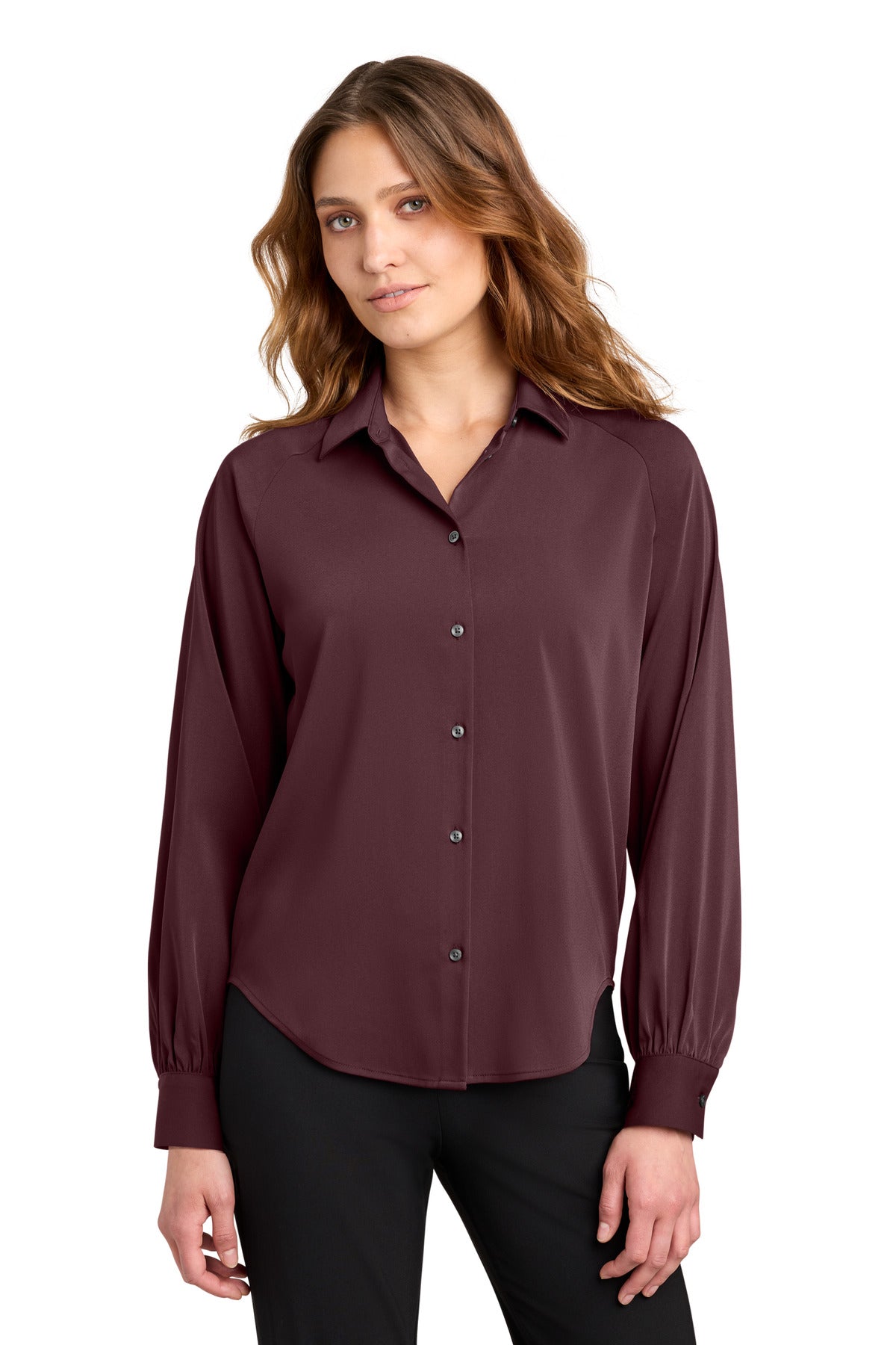Mercer+Mettle | Women's Long Sleeve Buttery Soft Blouse (VRH)