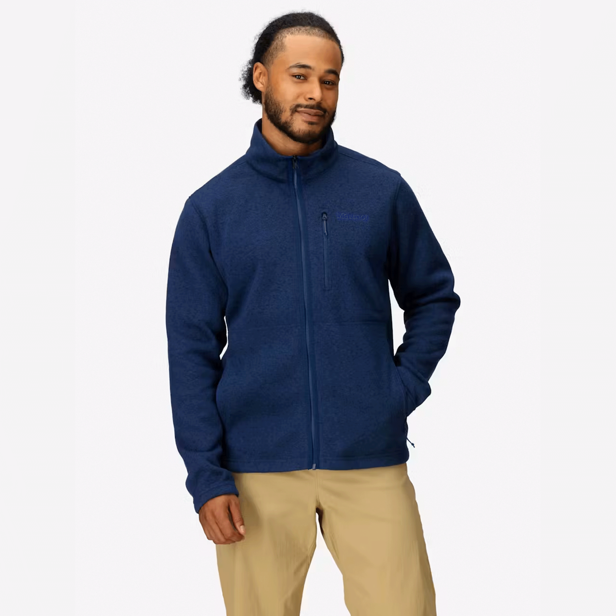 Marmot | Men's Drop Line Sweater Fleece Full-Zip Jacket