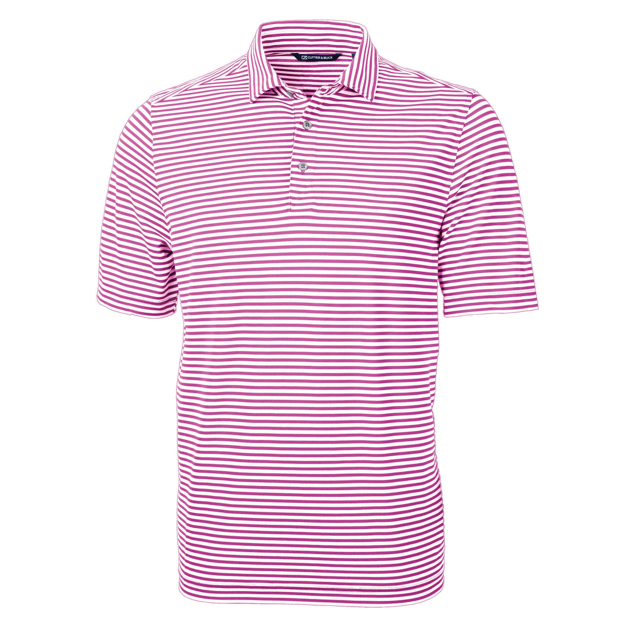 Cutter & Buck | Men's Virtue Eco Pique Stripe Recycled Polo