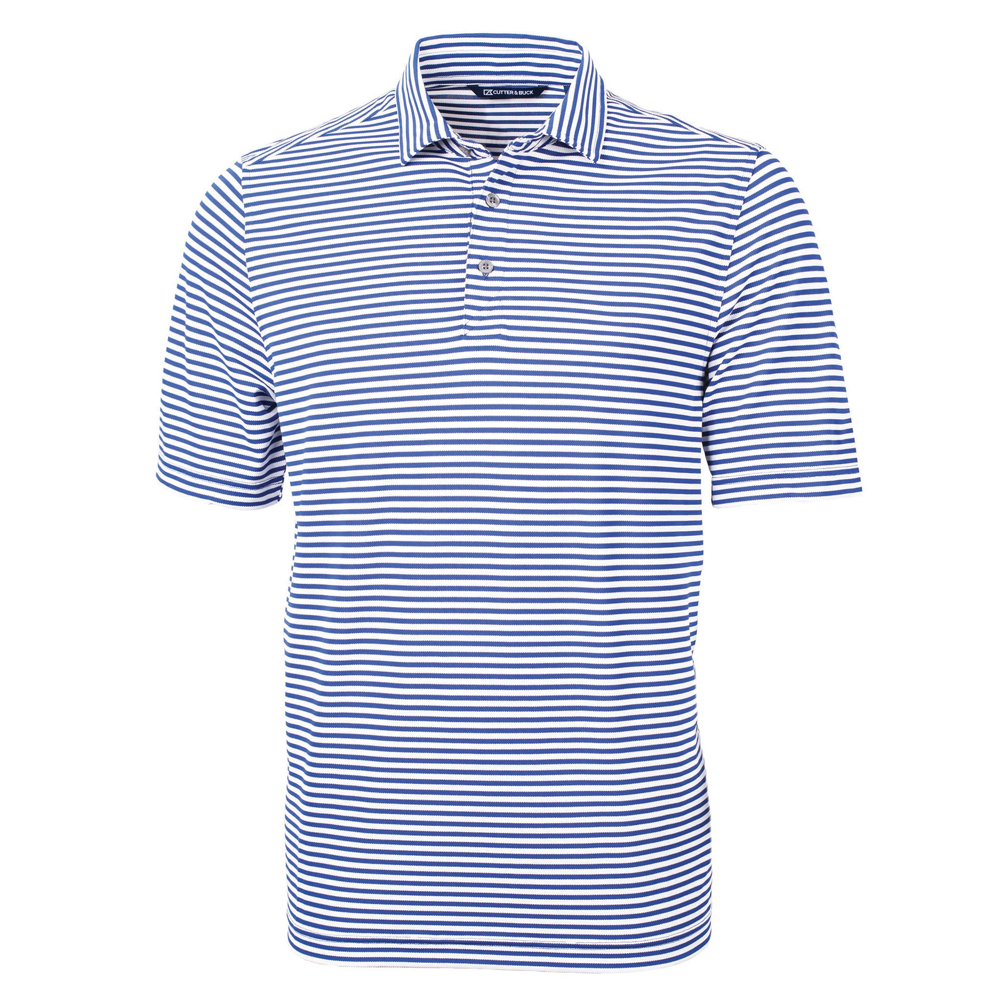 Cutter & Buck | Men's Virtue Eco Pique Stripe Recycled Polo