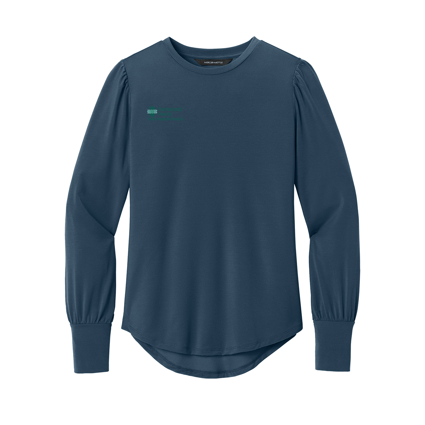 Mercer+Mettle | Women’s Stretch Jersey Long Sleeve Blouson Top (VRH)