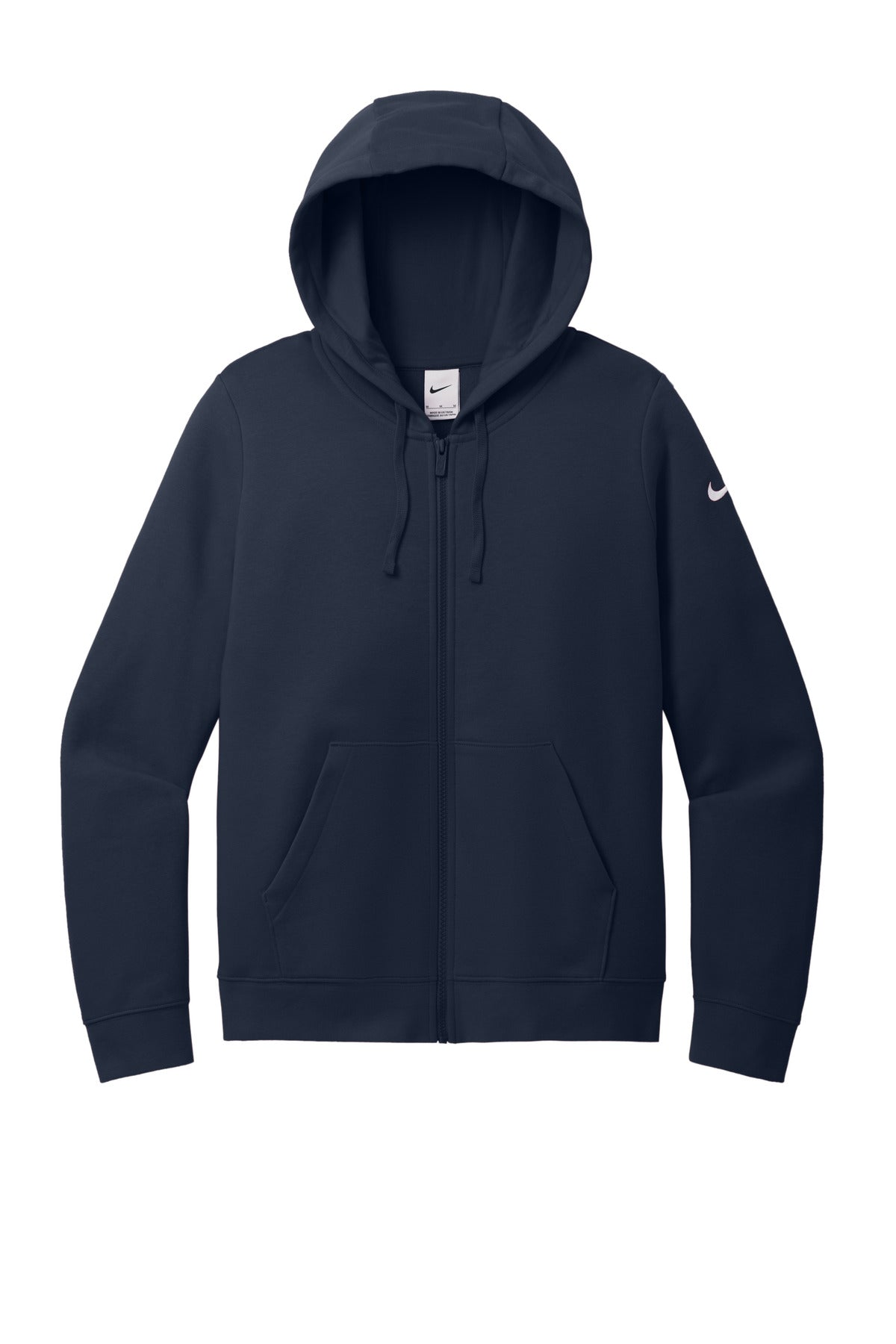 Nike | Women's Club Fleece Sleeve Swoosh Full-Zip Hoodie NKFD9890