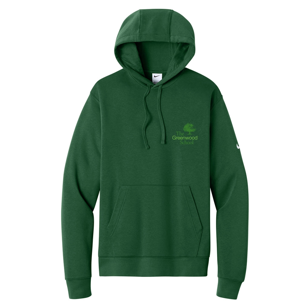 Nike | Men's Club Fleece Sleeve Swoosh Pullover Hoodie (Greenwood)