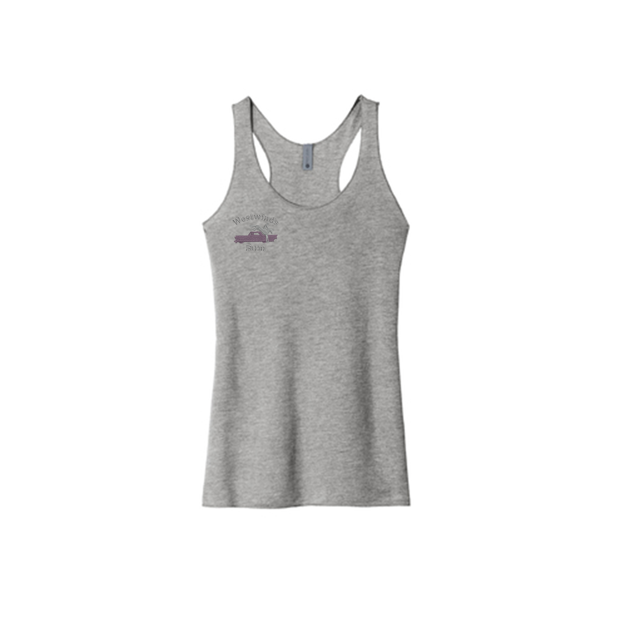 Port & Company® | Next Level Apparel® Women’s Tri-Blend Racerback Tank (Westwinds Farm)