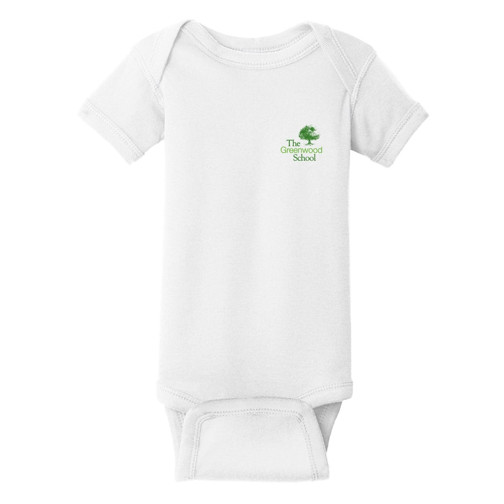 Rabbit Skins | Infant Short Sleeve Baby Rib Bodysuit (Greenwood)