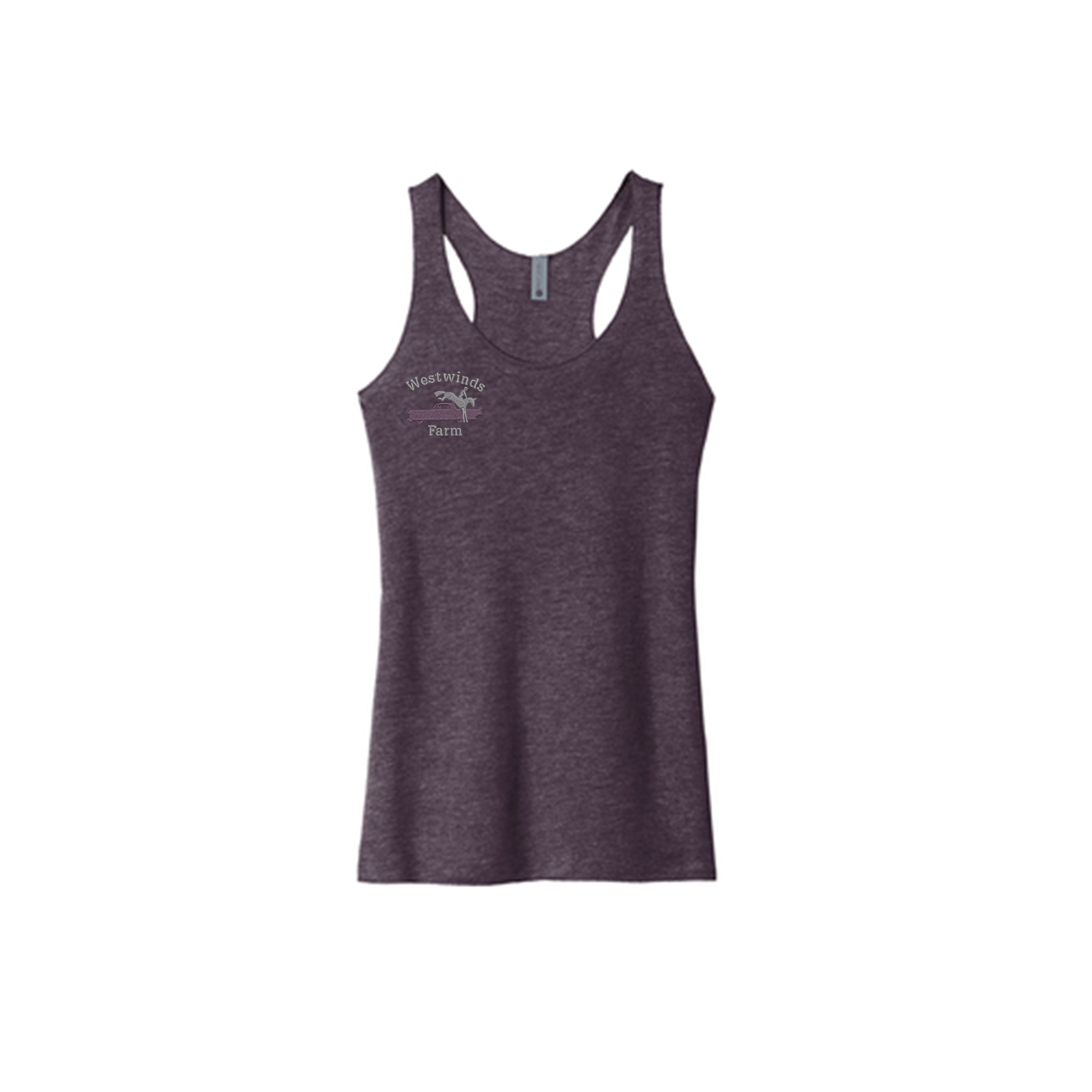 Port & Company® | Next Level Apparel® Women’s Tri-Blend Racerback Tank (Westwinds Farm)