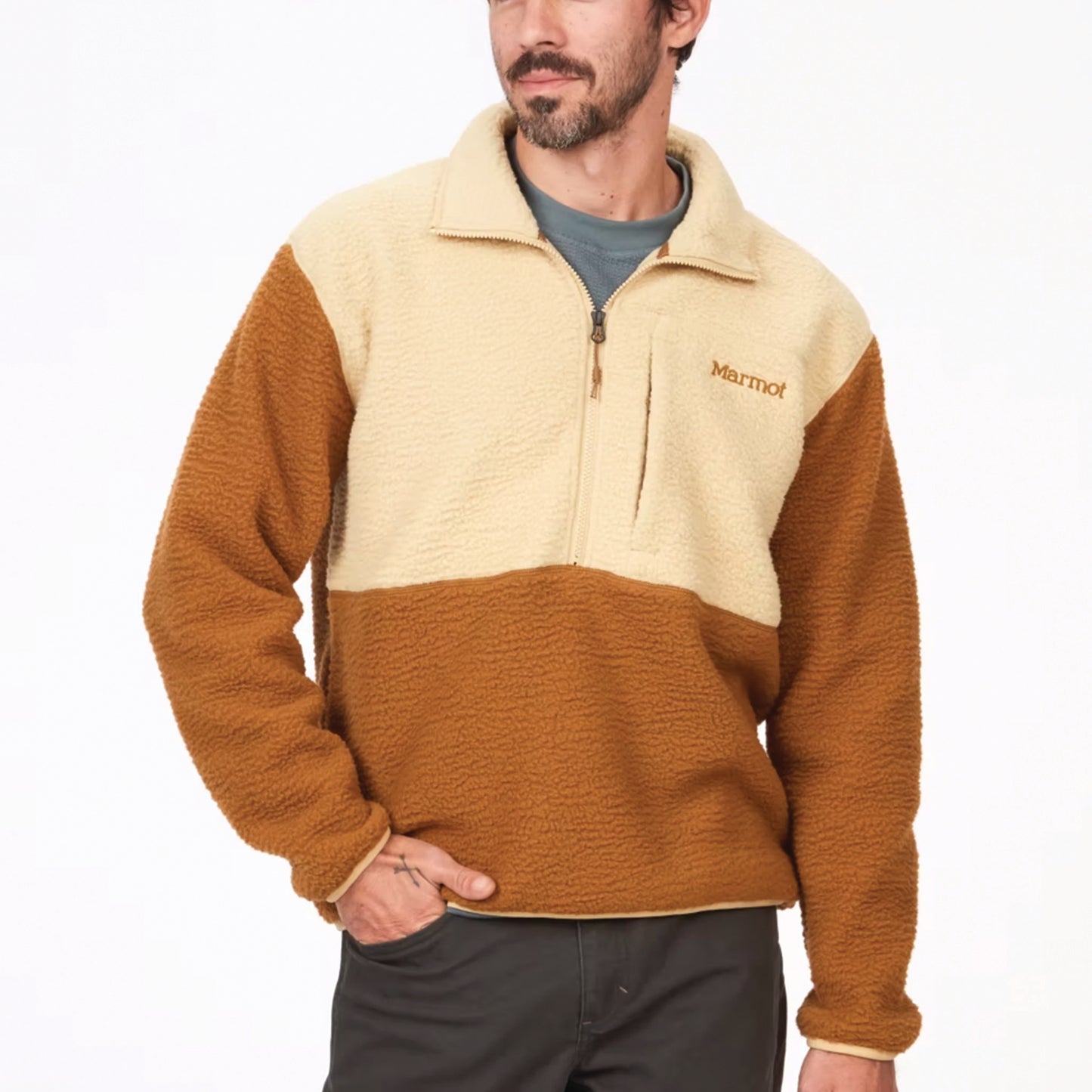 MARMOT MEN'S AROS 1/2-ZIP FLEECE