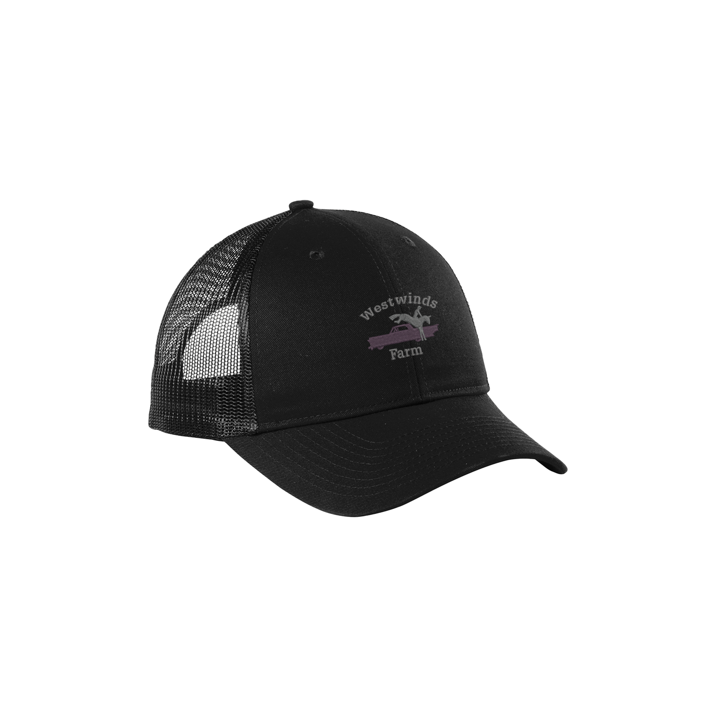 Port Authority® | Low-Profile Snapback Trucker Cap (Westwinds Farm)