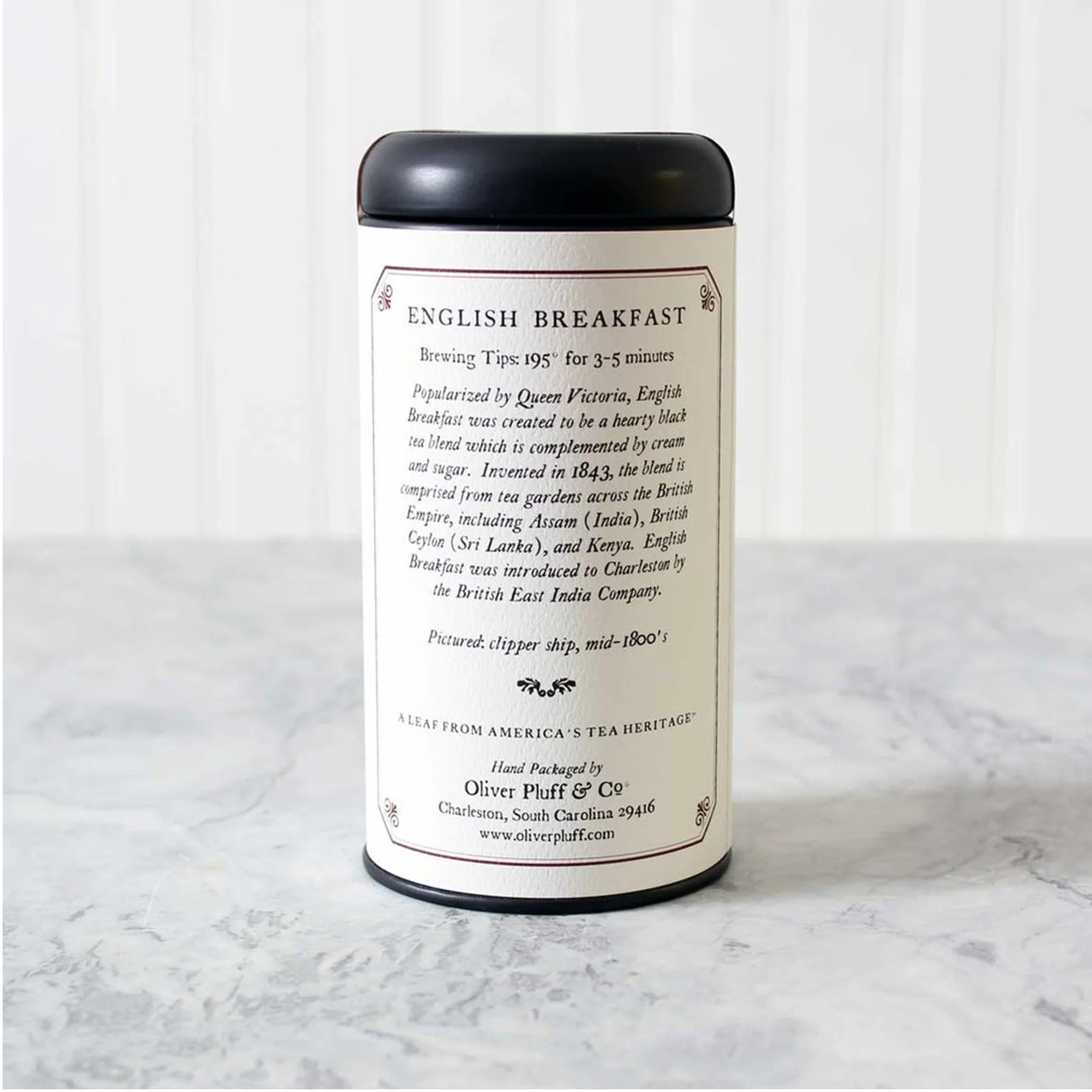Oliver Pluff & Co. | English Breakfast - Teabags In Signature Tea Tin