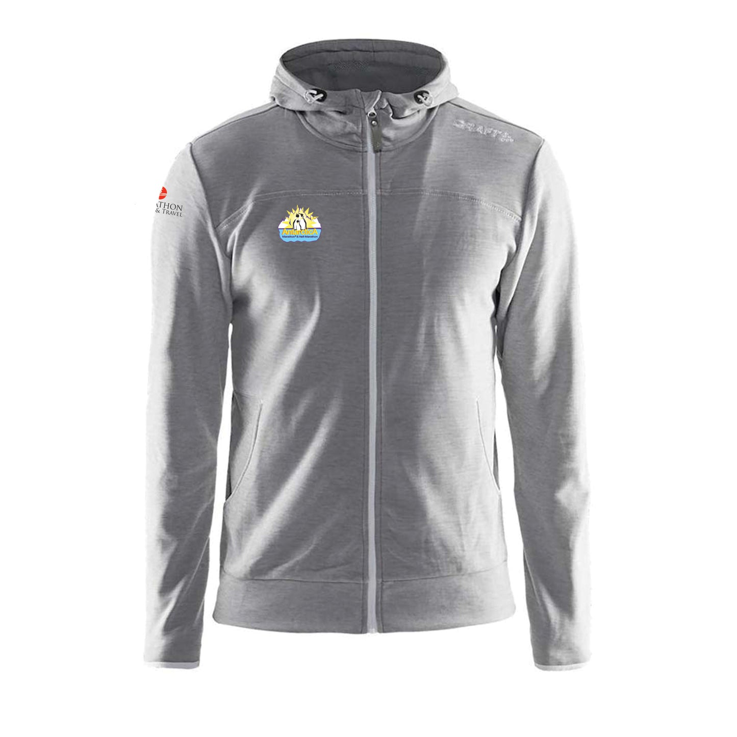 Craft | Men's Leisure Full Zip Training Hoody (Marathon Tours & Travel)