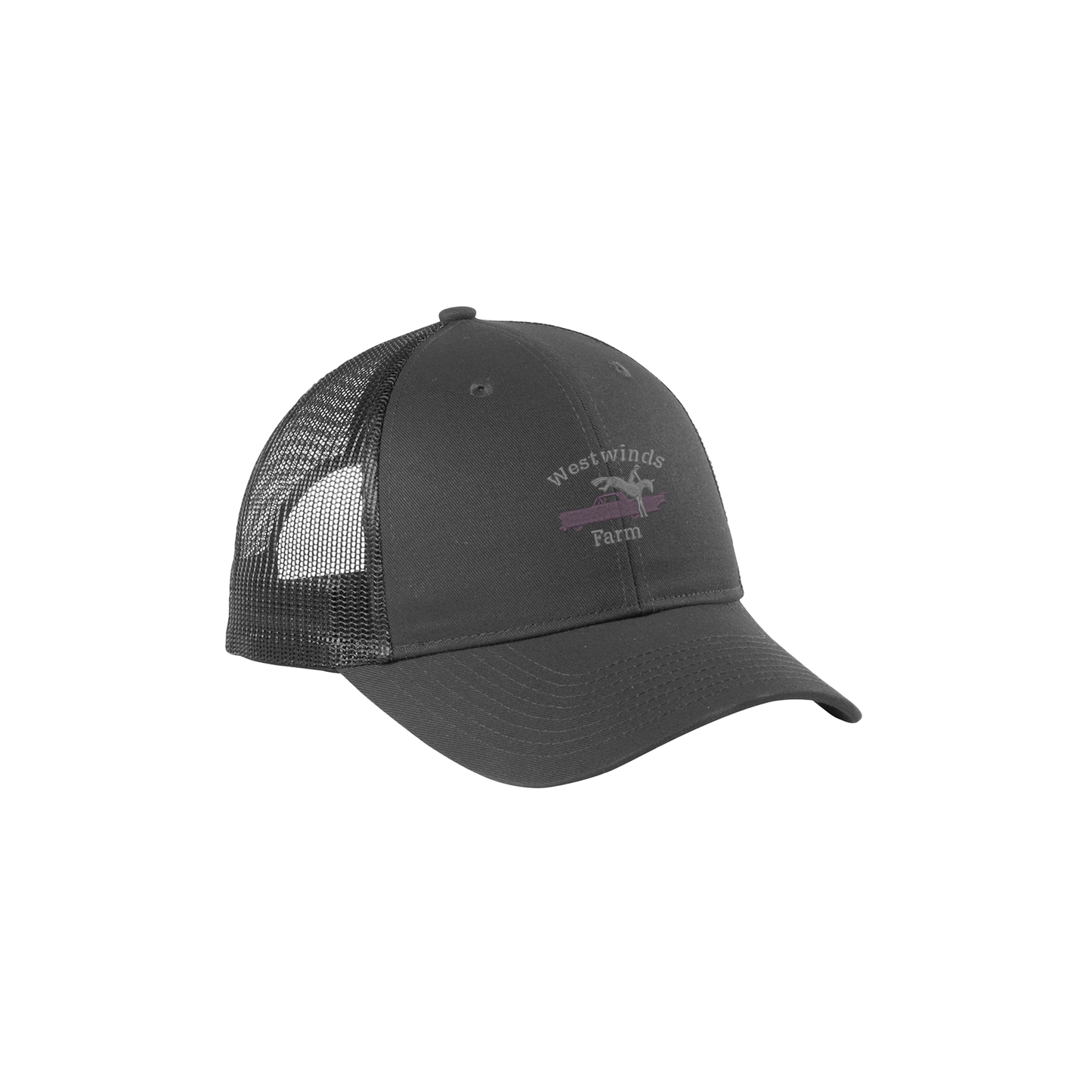 Port Authority® | Low-Profile Snapback Trucker Cap (Westwinds Farm)