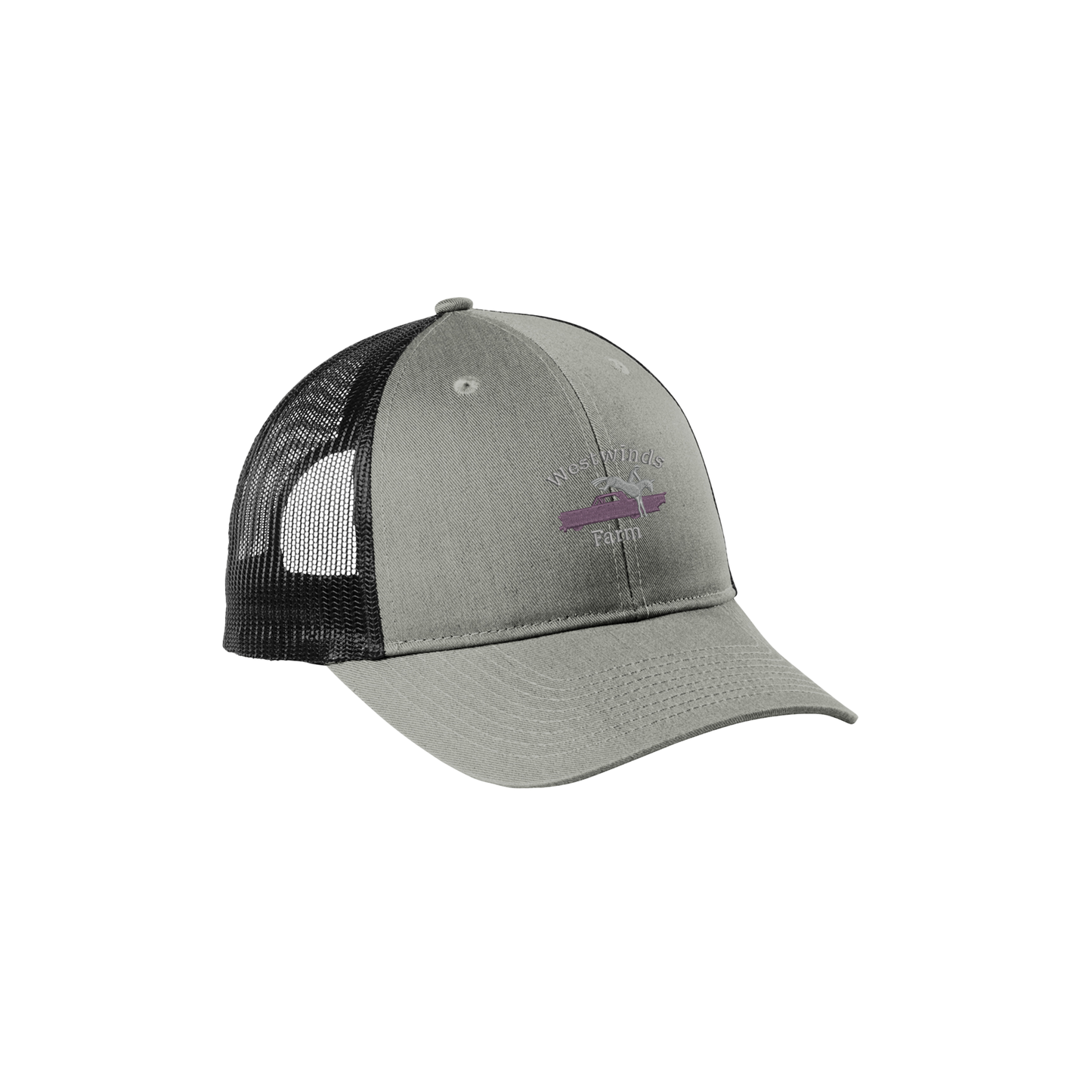Port Authority® | Low-Profile Snapback Trucker Cap (Westwinds Farm)