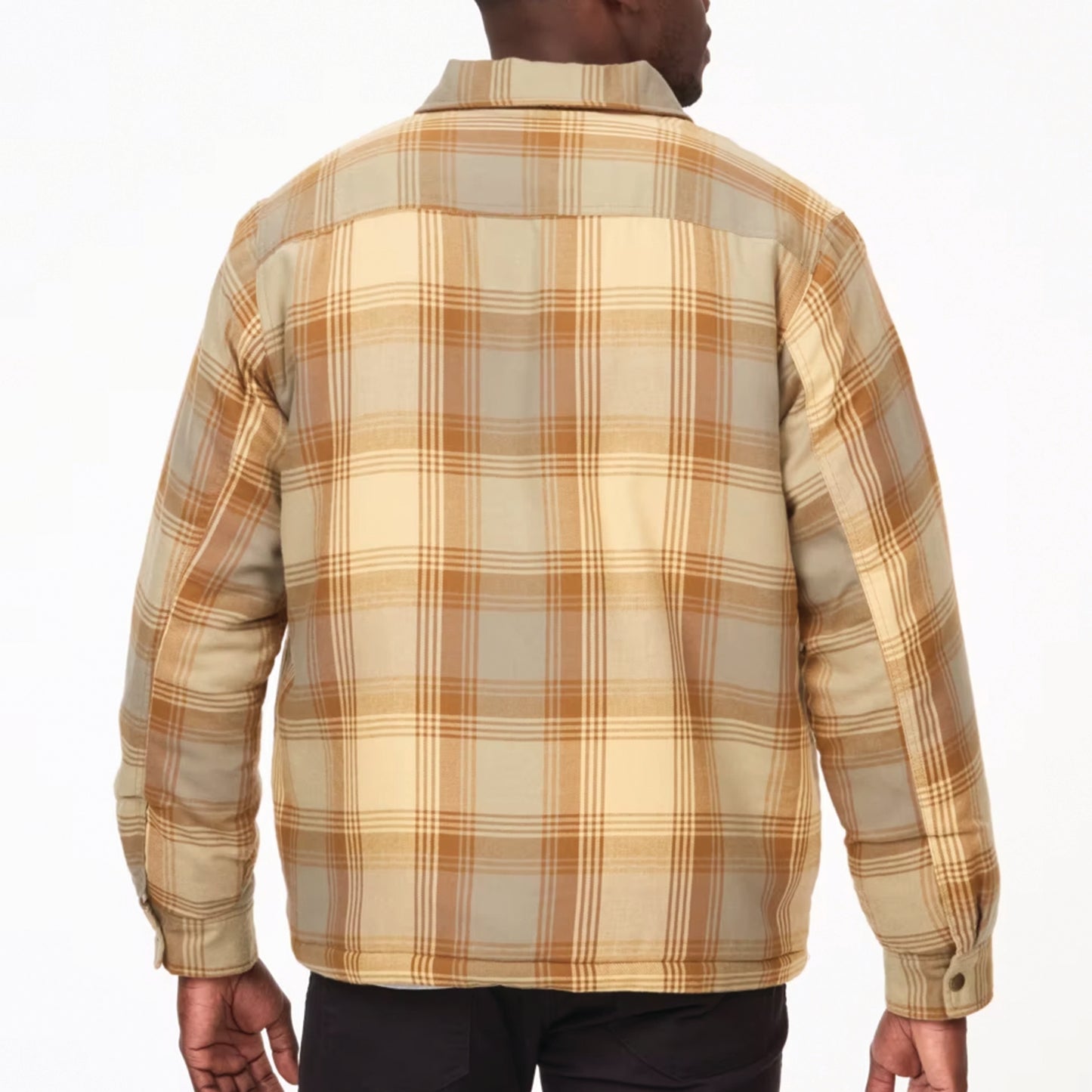 MARMOT MEN'S RIDGEFIELD HW SHERPA-LINED FLANNEL SHIRT JACKET