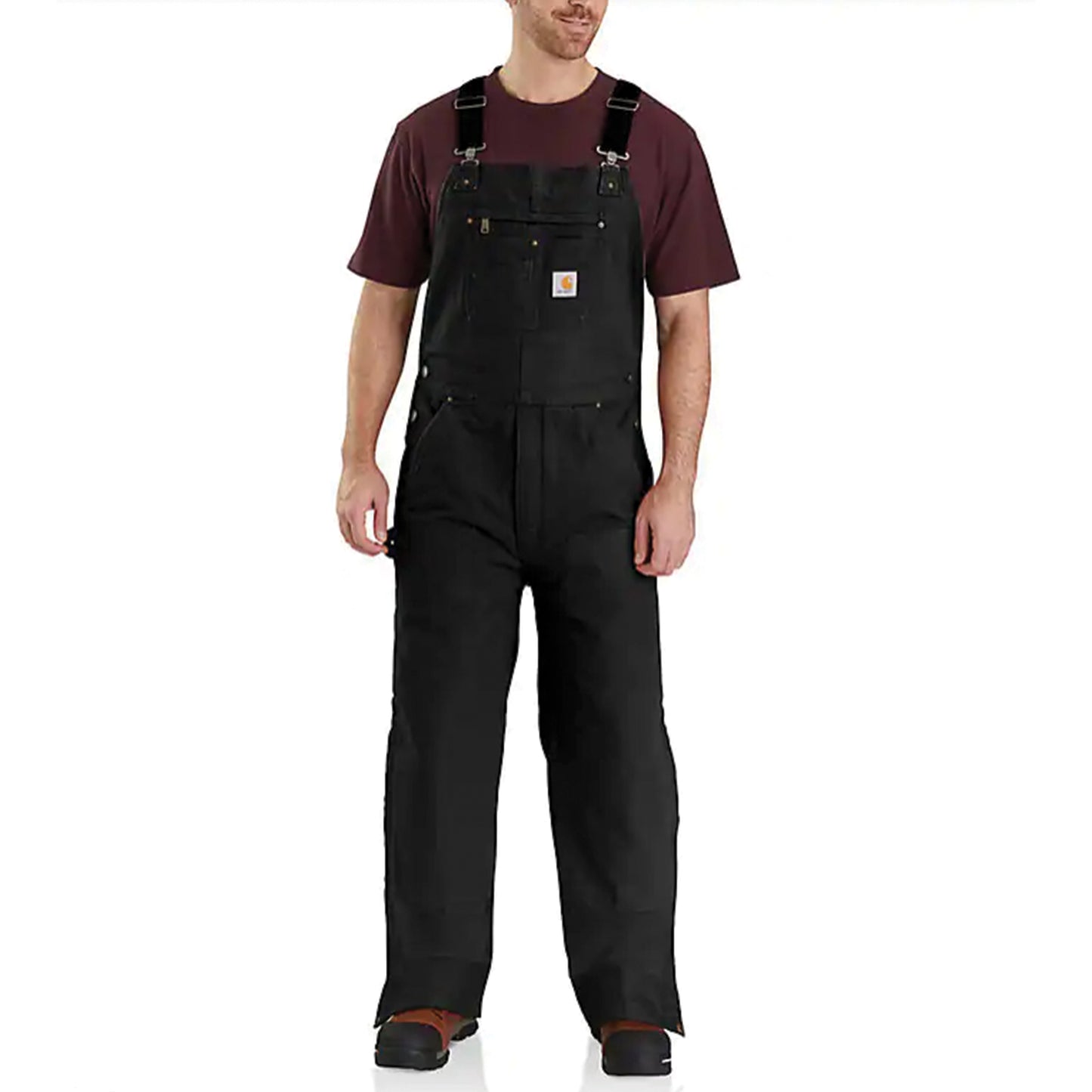 Carhartt | Loose Fit Washed Duck Insulated Bib Overall (EMXC)