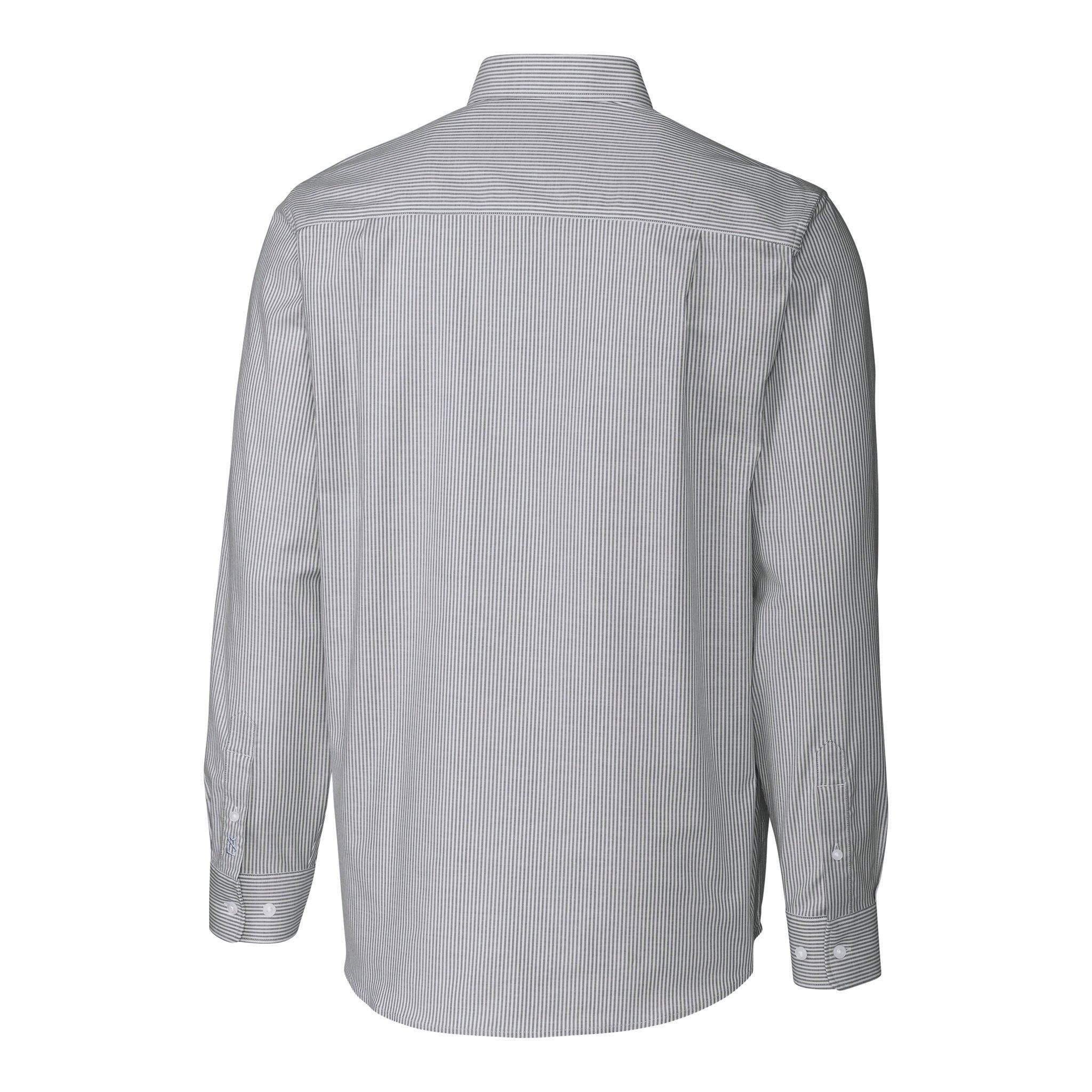 Cutter & Buck | Men's Stretch Oxford Stripe Long Sleeve Dress Shirt