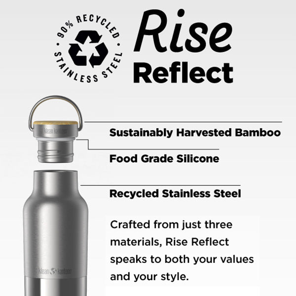 Klean Kanteen | 16oz Rise Reflect with Bamboo Cap