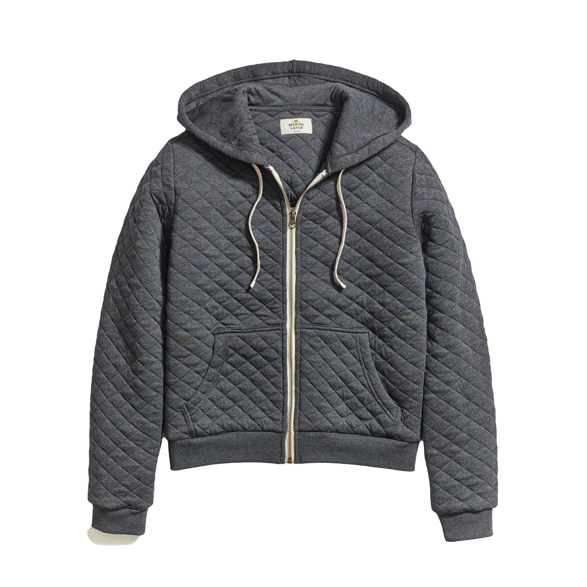 Marine Layer | Women's Corbet Quilted Full Zip Hoodie