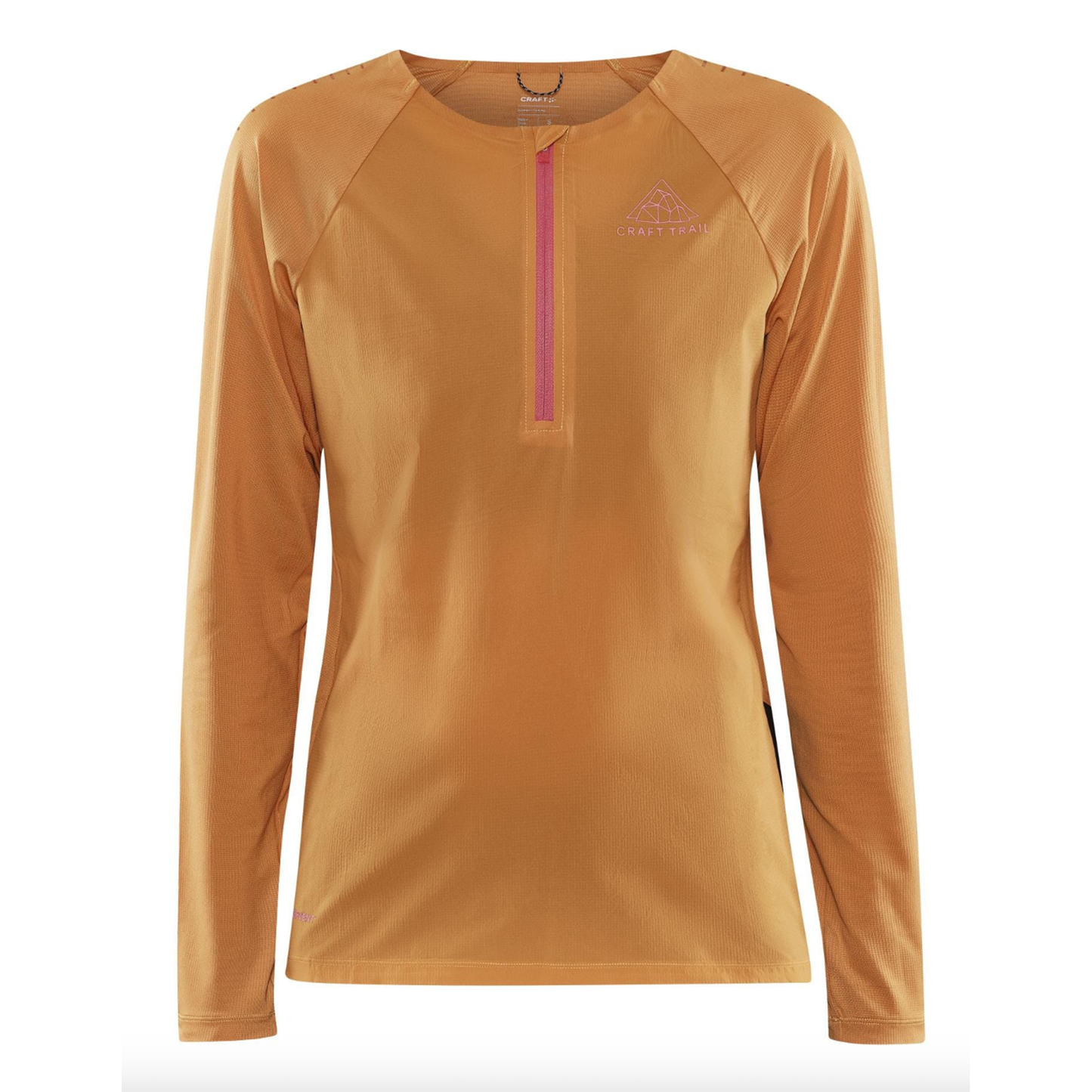 CRAFT WOMEN'S PRO TRAIL RUNNING WIND LONG SLEEVE TEE - Desert