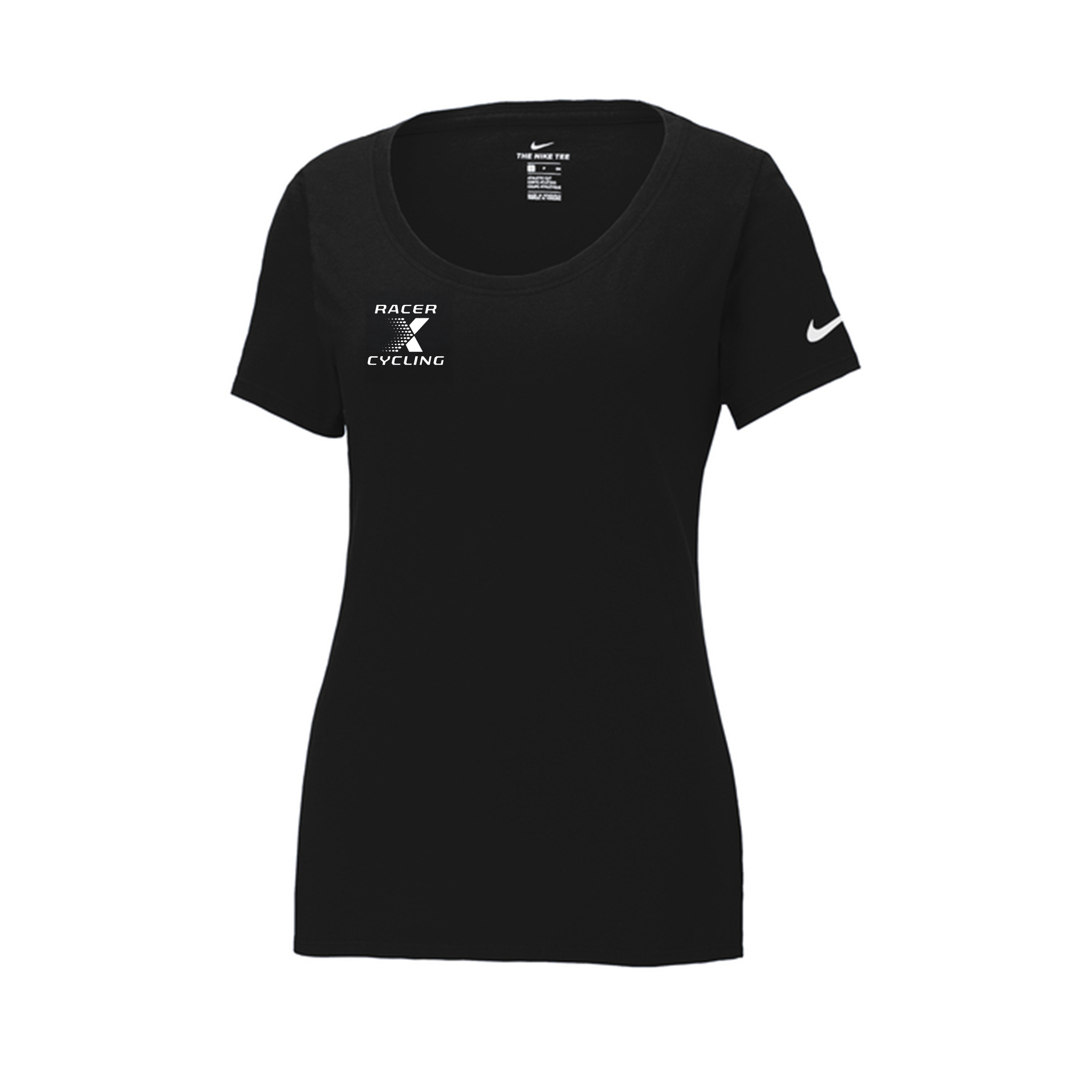 Nike | Women's Nike Women's Dri-FIT Cotton/Poly Scoop Neck Tee (Racer X Cycling)