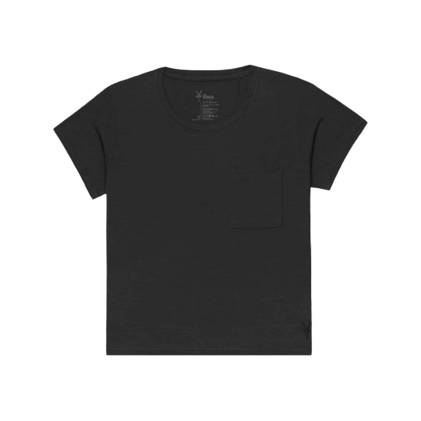 IBEX WOMEN'S MERINO TENCEL POCKET SHORT SLEEVE TEE