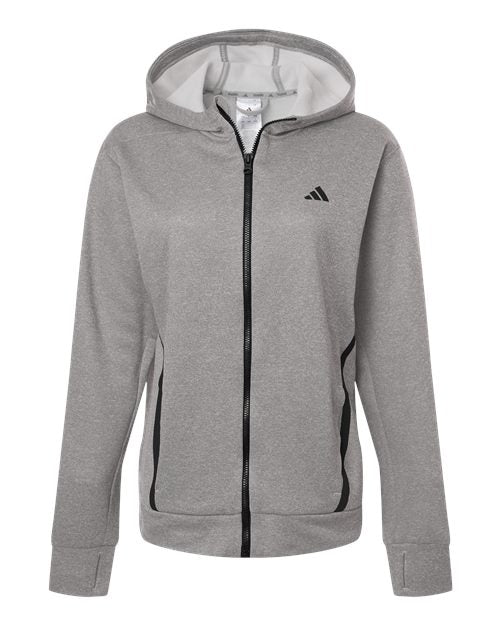 Adidas | Women's Game & Go Fleece Full-Zip Hooded Sweatshirt AT209