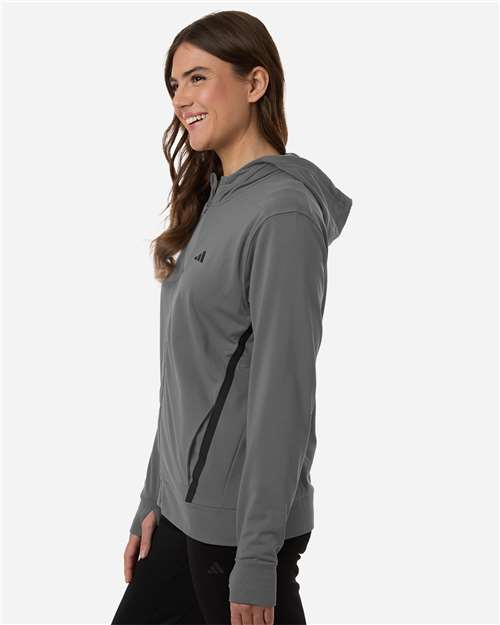 Adidas | Women's Game & Go Fleece Full-Zip Hooded Sweatshirt AT209