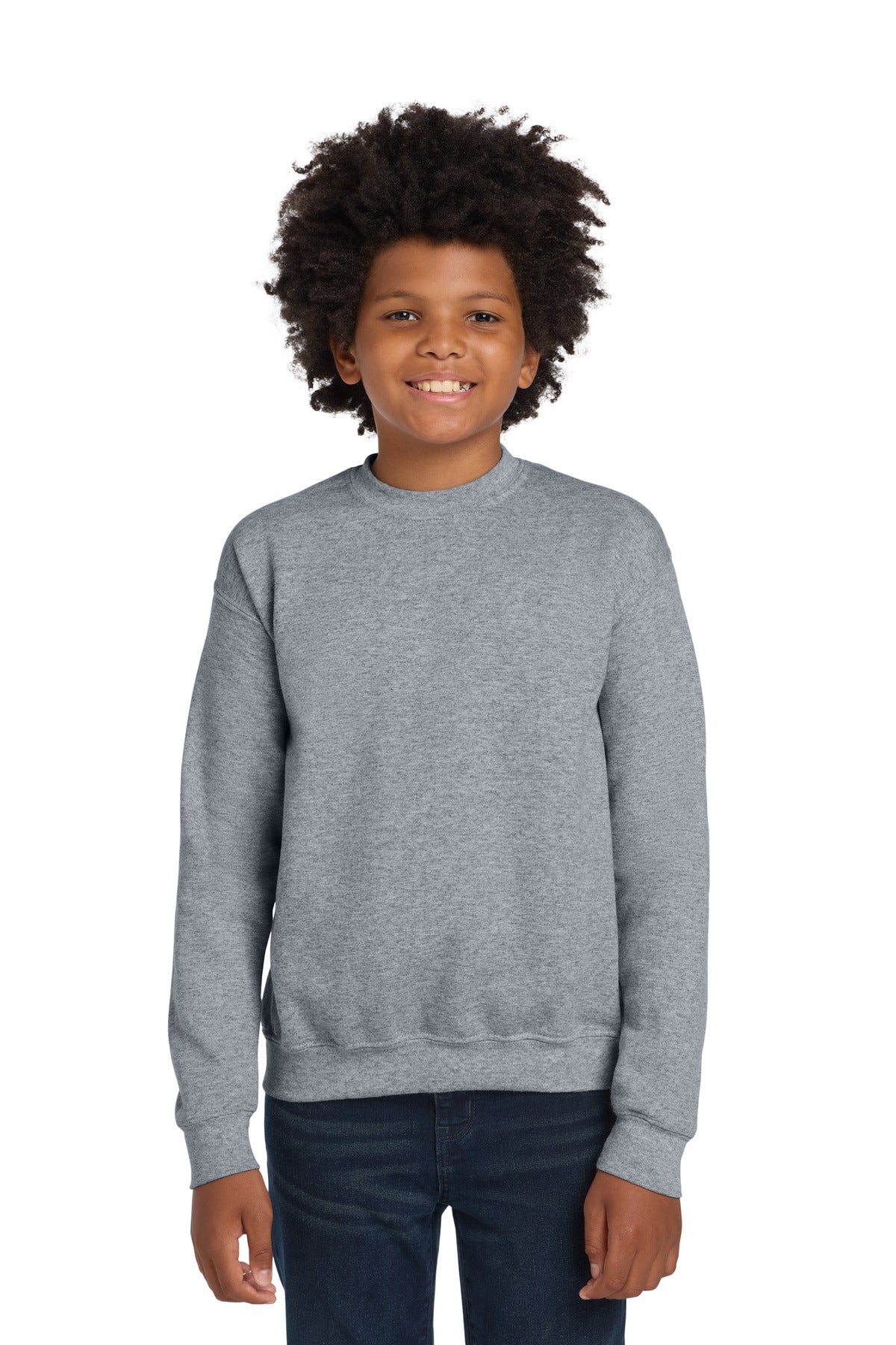 Gildan | Youth Heavy Blend Crewneck Sweatshirt (Greenwood)