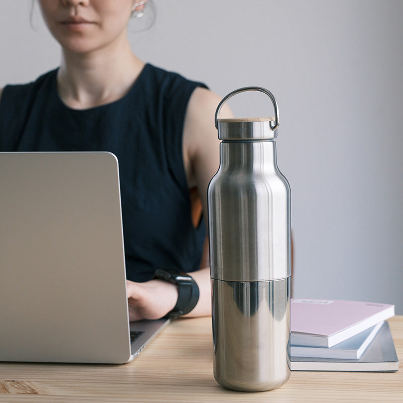 Klean Kanteen | 20oz Rise Reflect with Bamboo Cap
