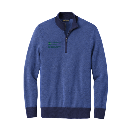 Brooks Brothers | Merino Birdseye 1/4-Zip Sweater (MAHHC)