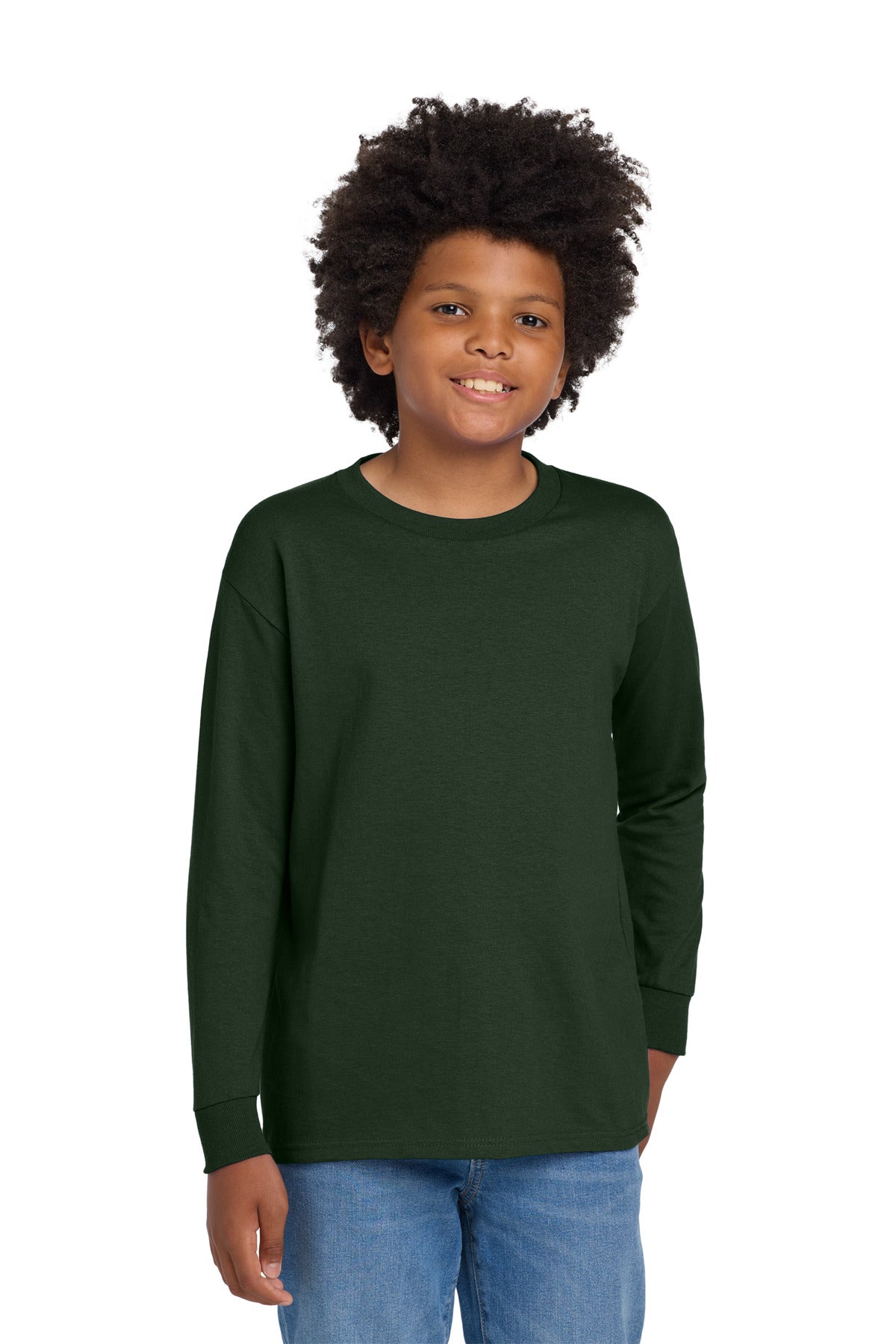Gildan | Youth Heavy Cotton 100% Cotton Long Sleeve T-Shirt