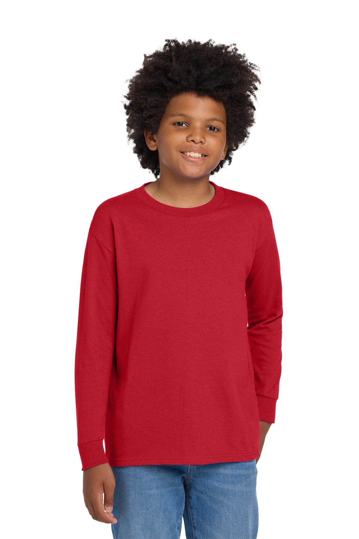 Gildan | Youth Heavy Cotton 100% Cotton Long Sleeve T-Shirt